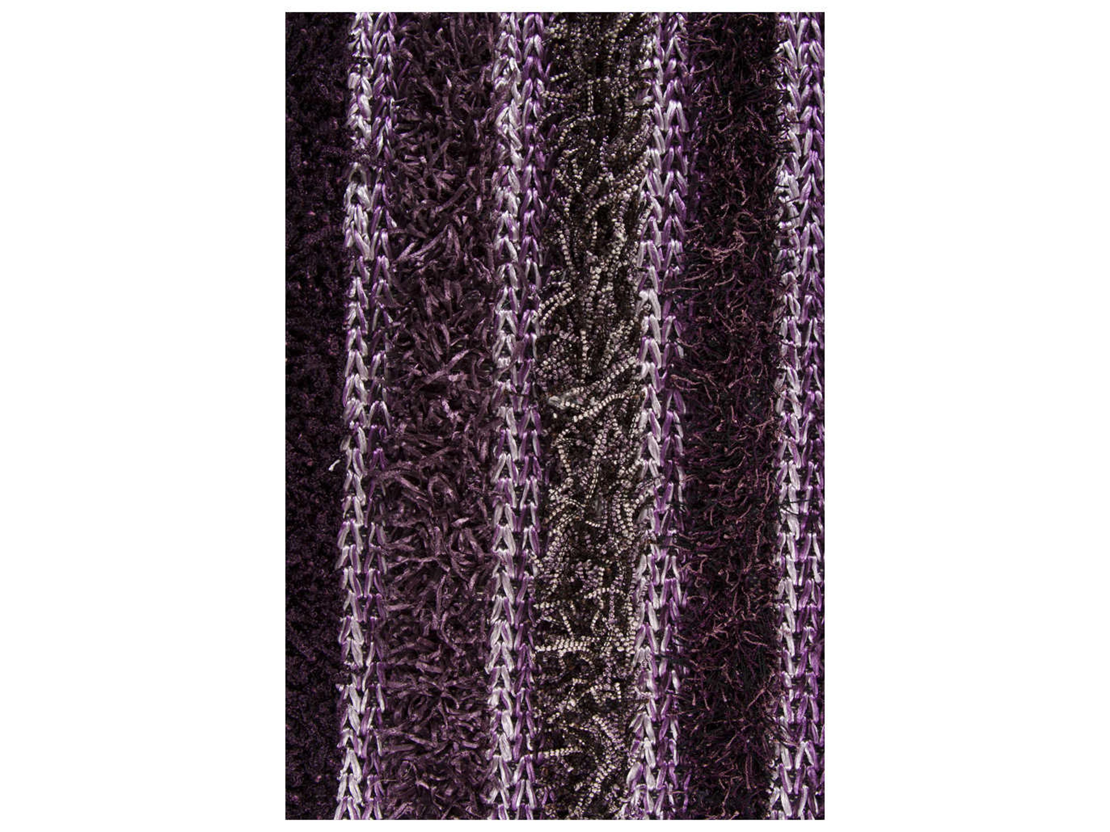 Chandra Lavasa Shag Striped Area Rug