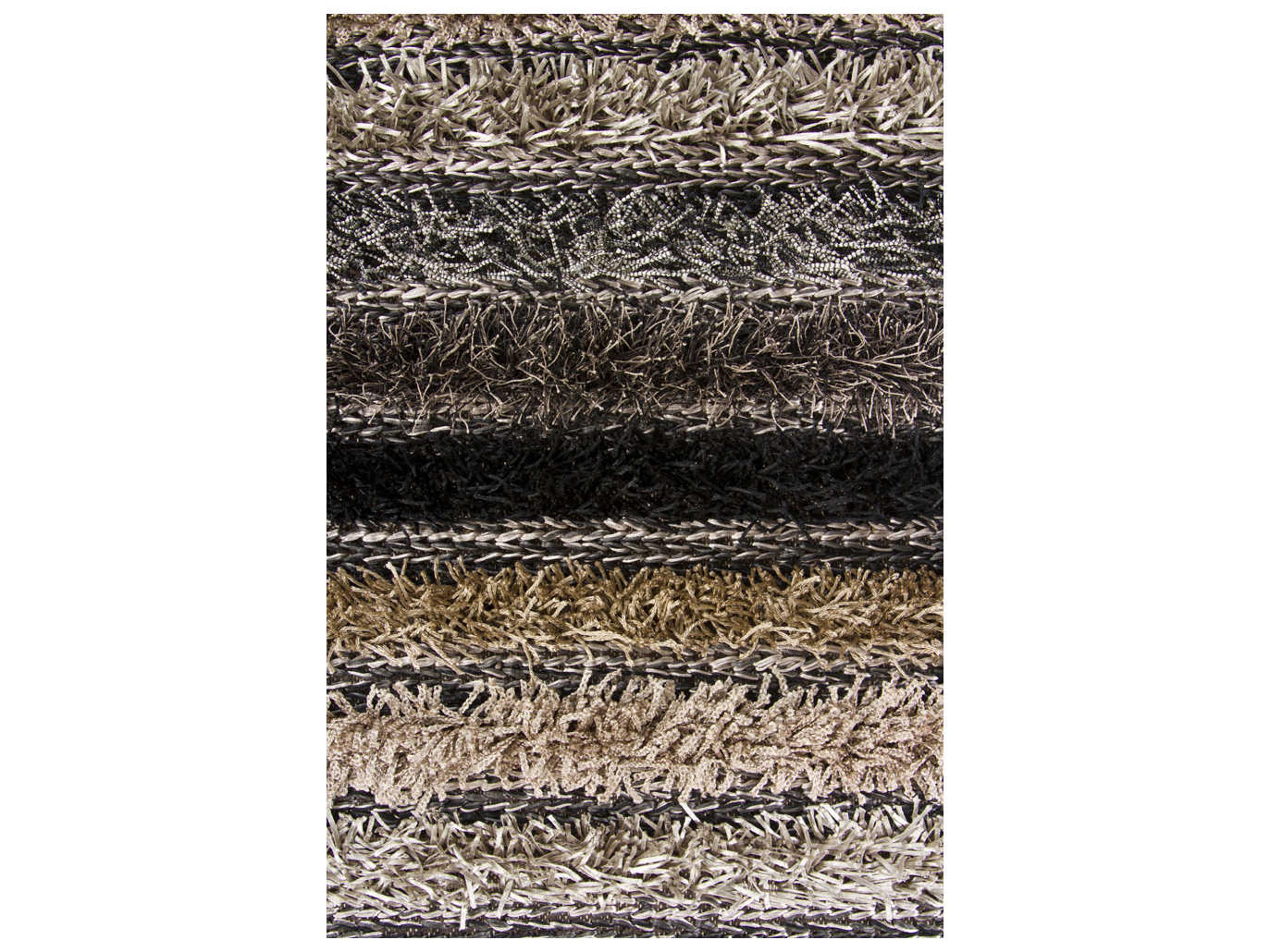 Chandra Lavasa Shag Striped Area Rug