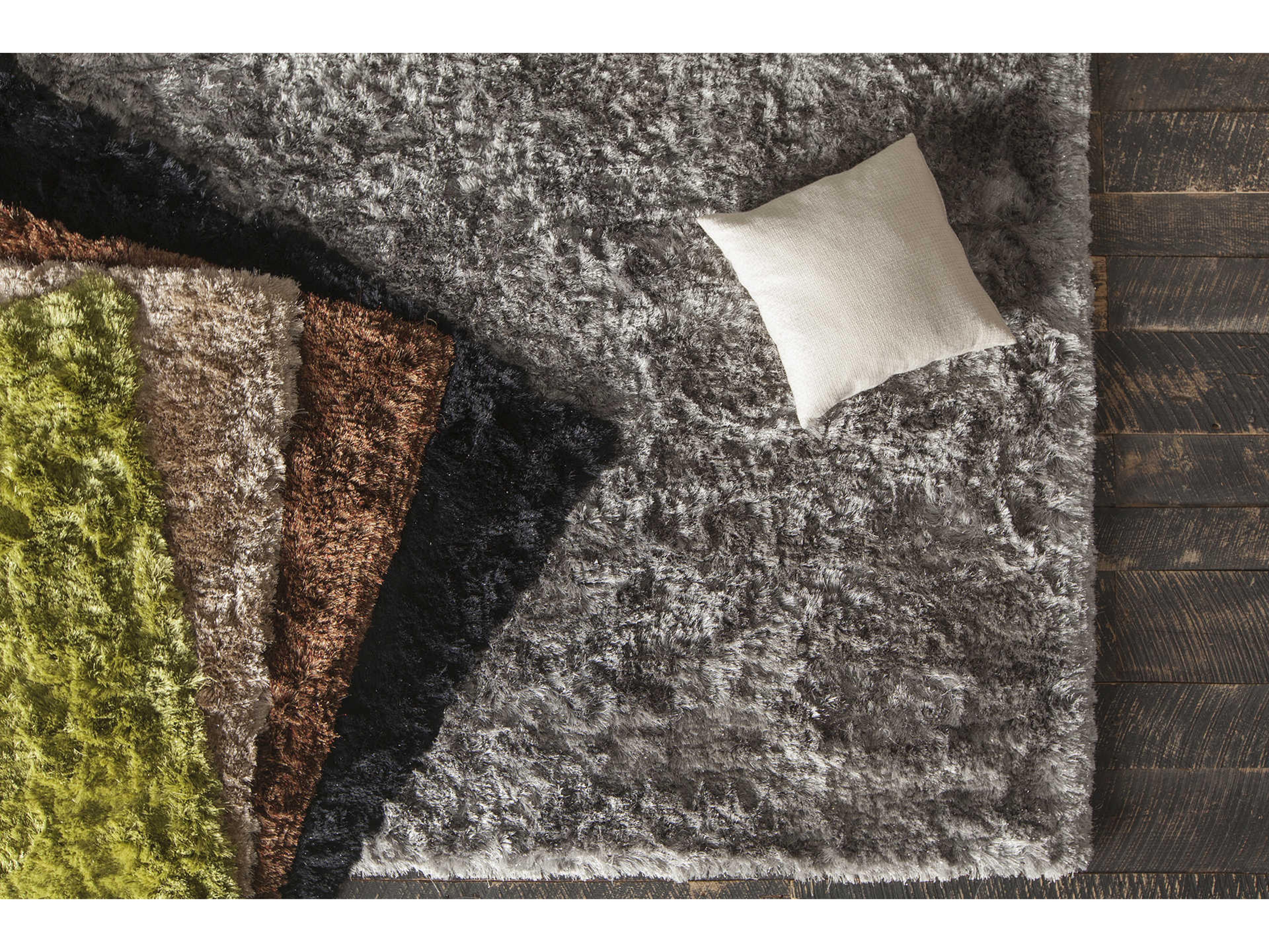 Chandra Mercury Shag Area Rug