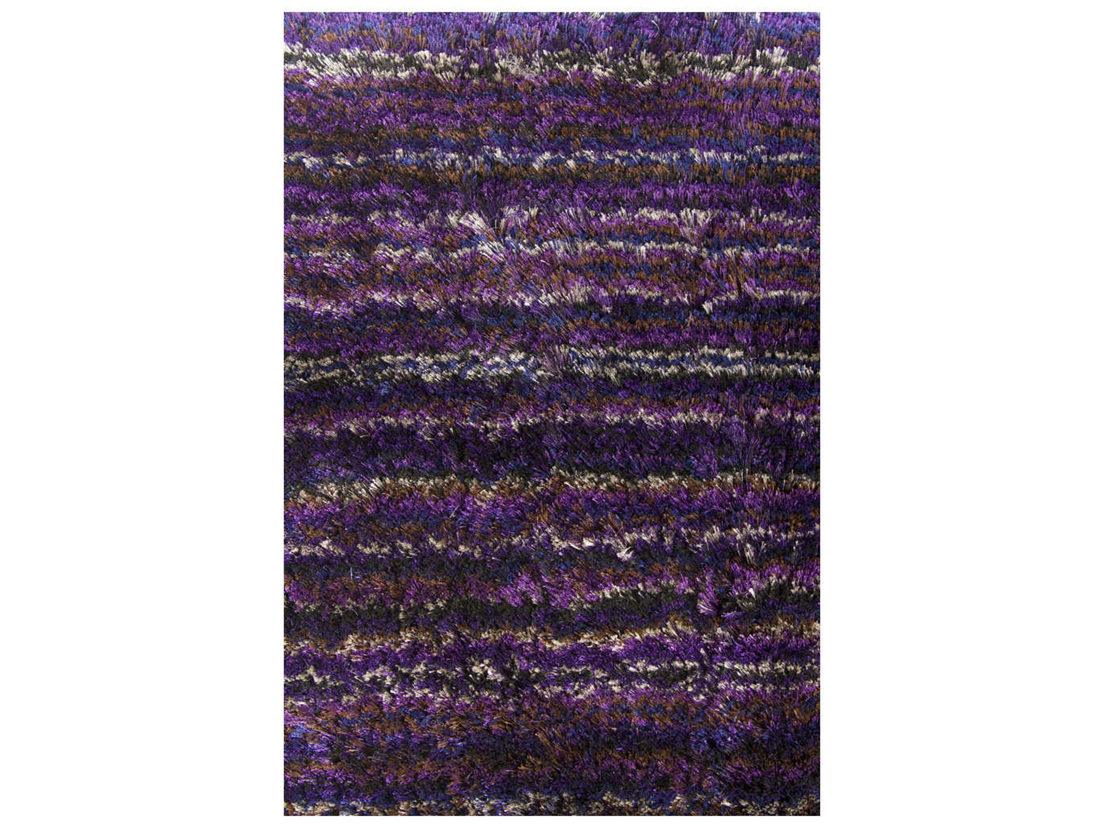 Chandra Savona Shag Striped Area Rug