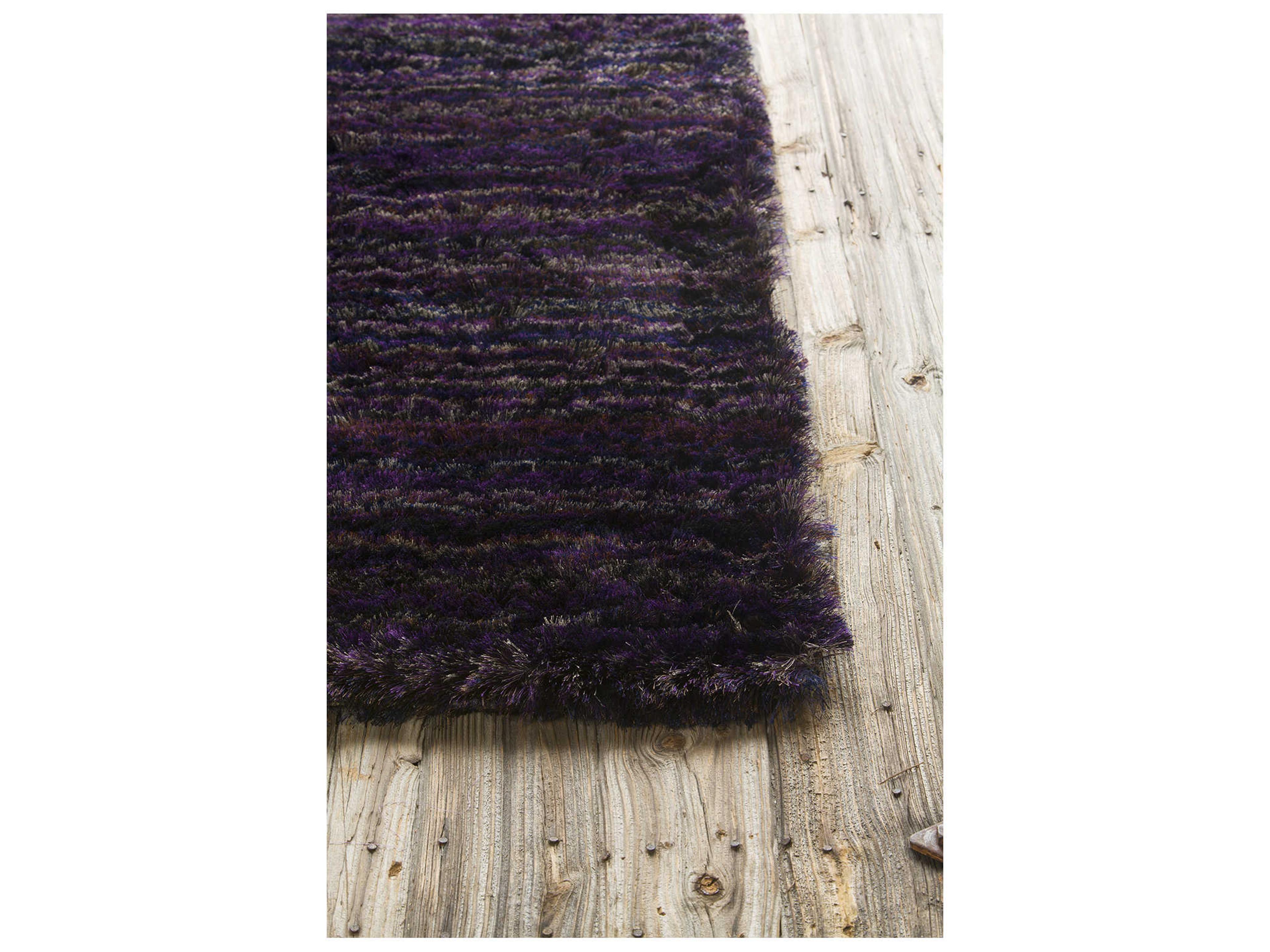Chandra Savona Shag Striped Area Rug