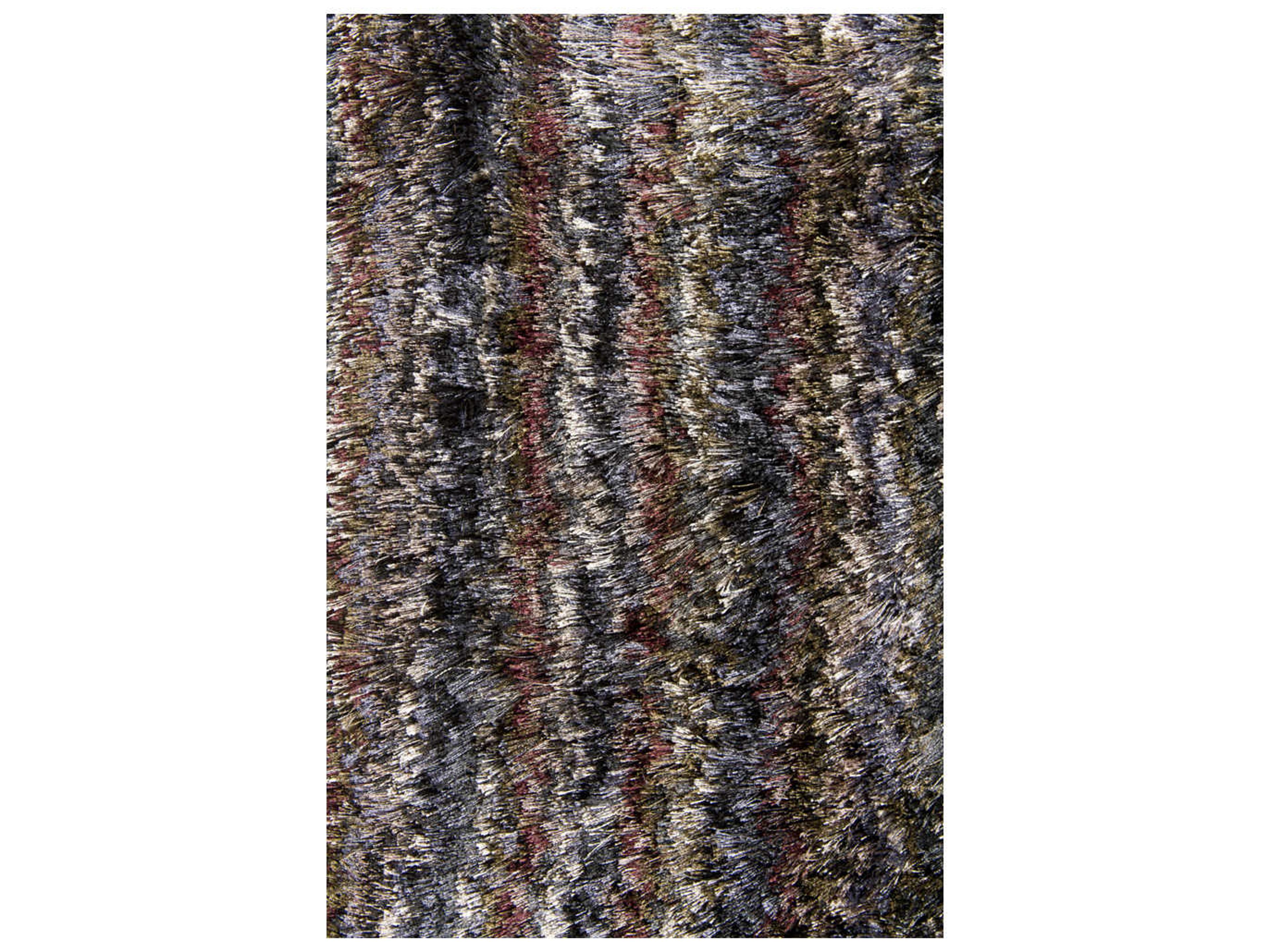 Chandra Savona Shag Striped Area Rug