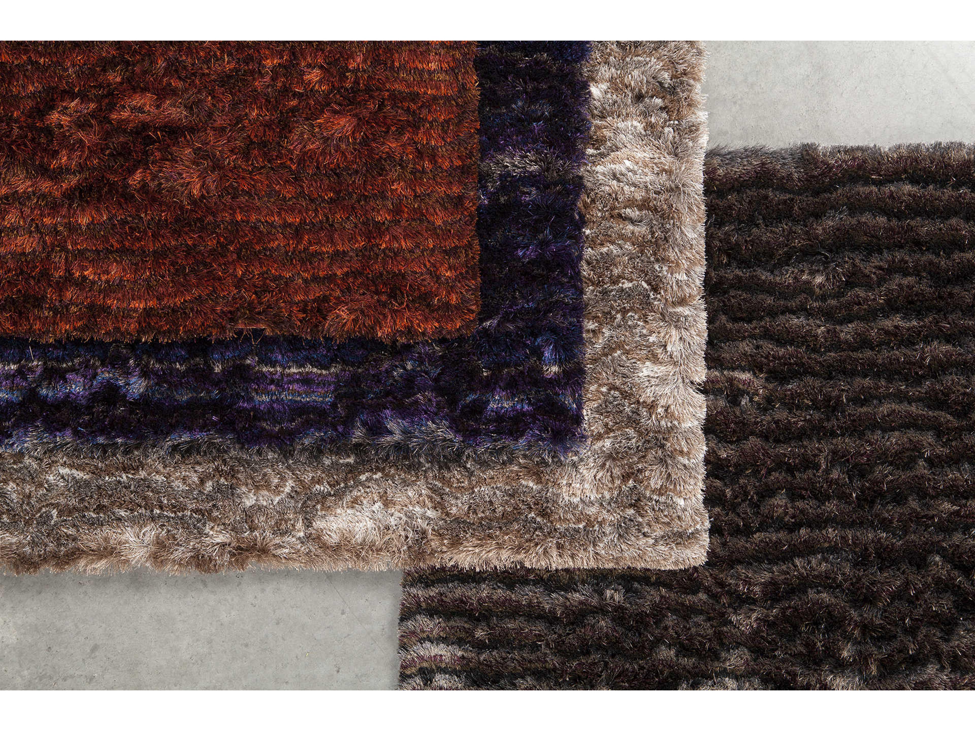 Chandra Savona Shag Striped Area Rug