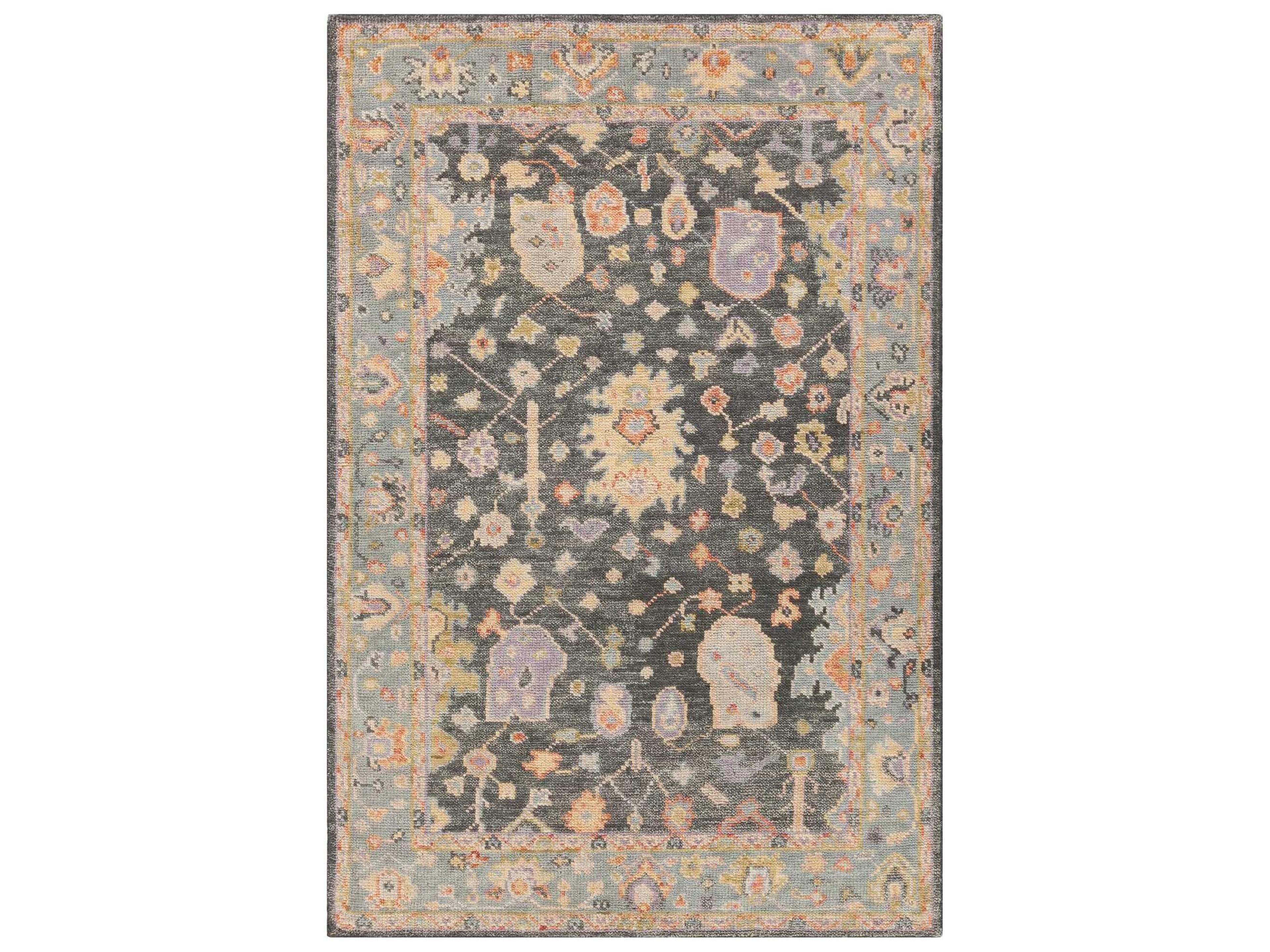 Wendi Bordered Area Rug