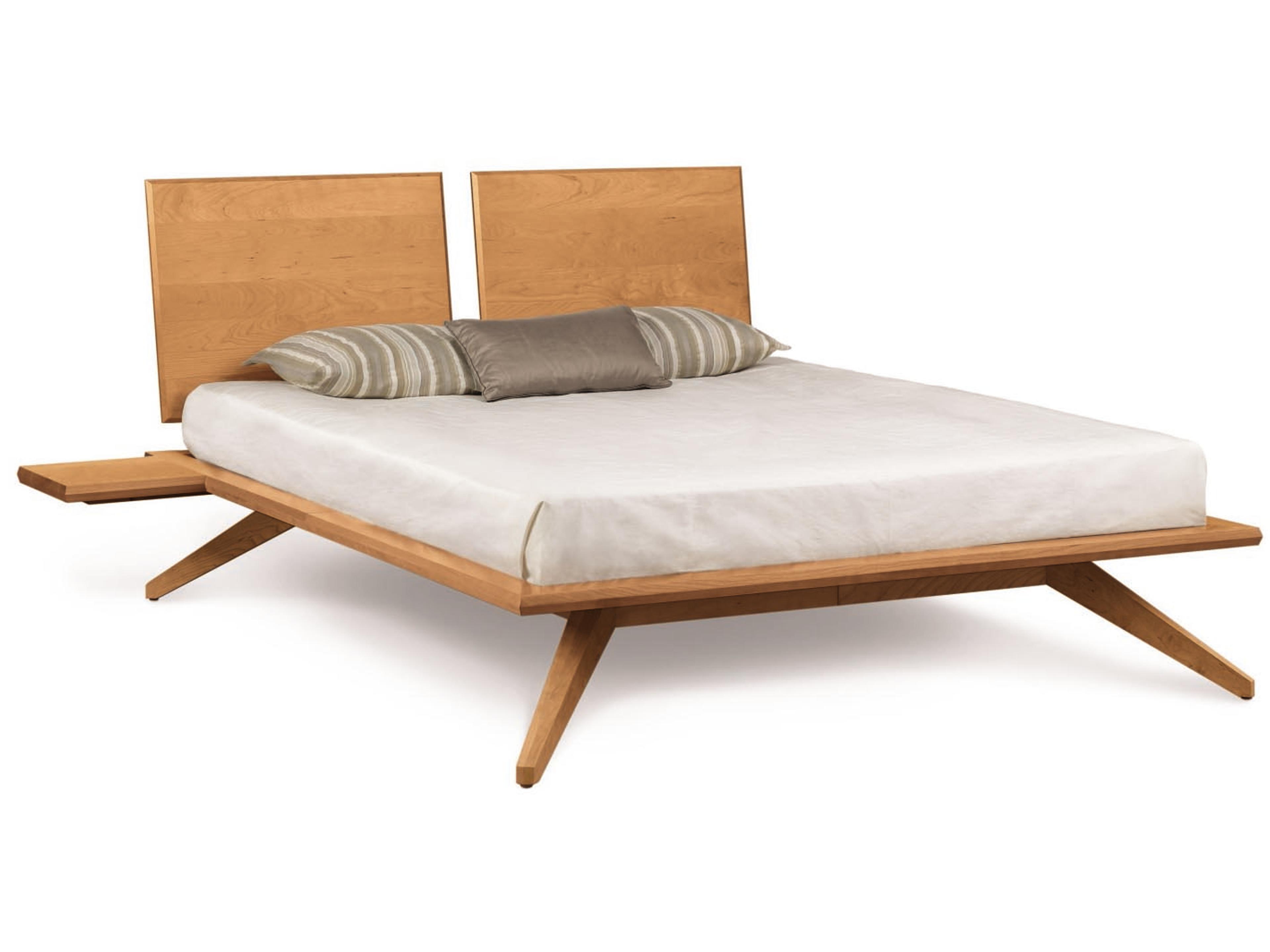 Copeland Astrid Natural Cherry Wood Queen Platform Bed