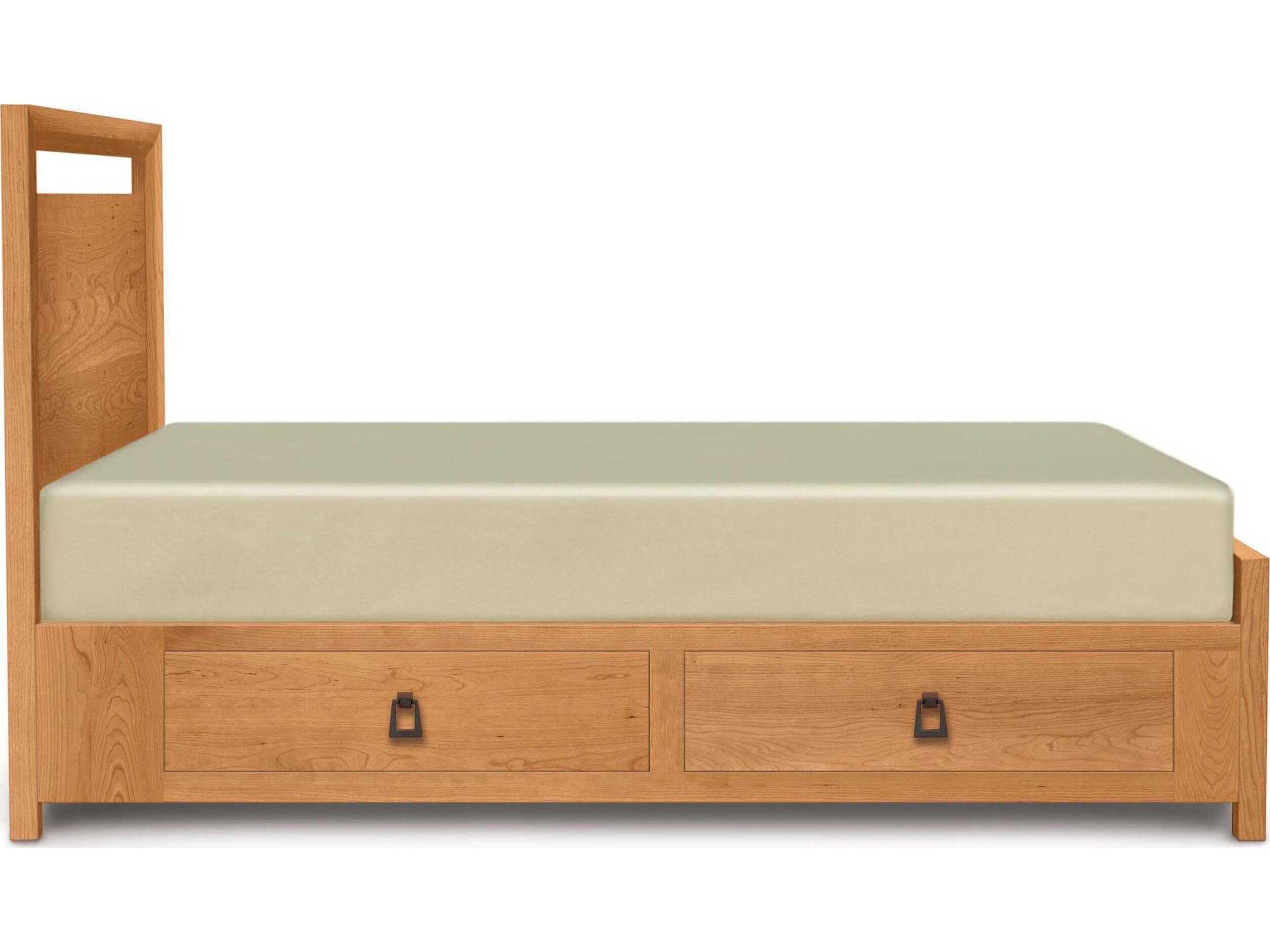 Copeland Mansfield Brown Solid Wood Queen Platform Bed