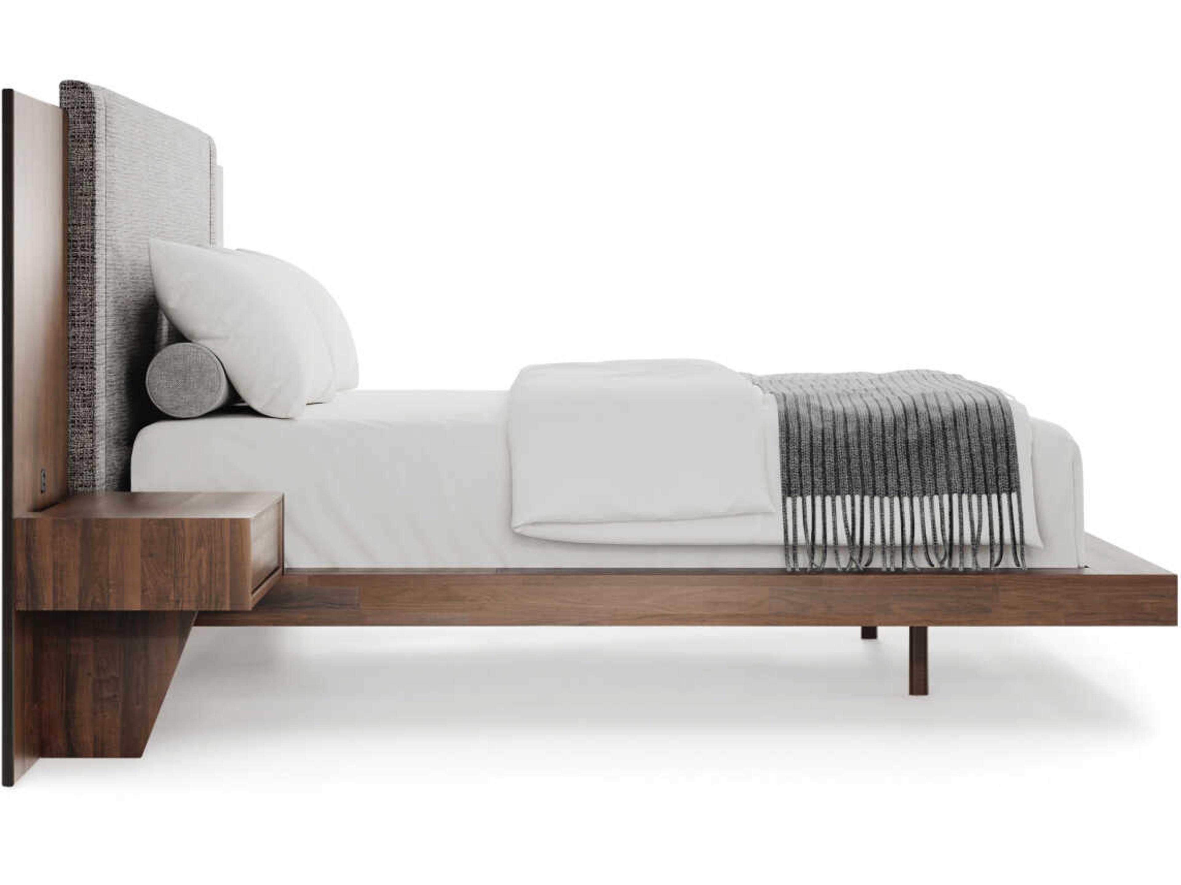 Copeland Savoy Natural Walnut Solid Wood Queen Platform Bed