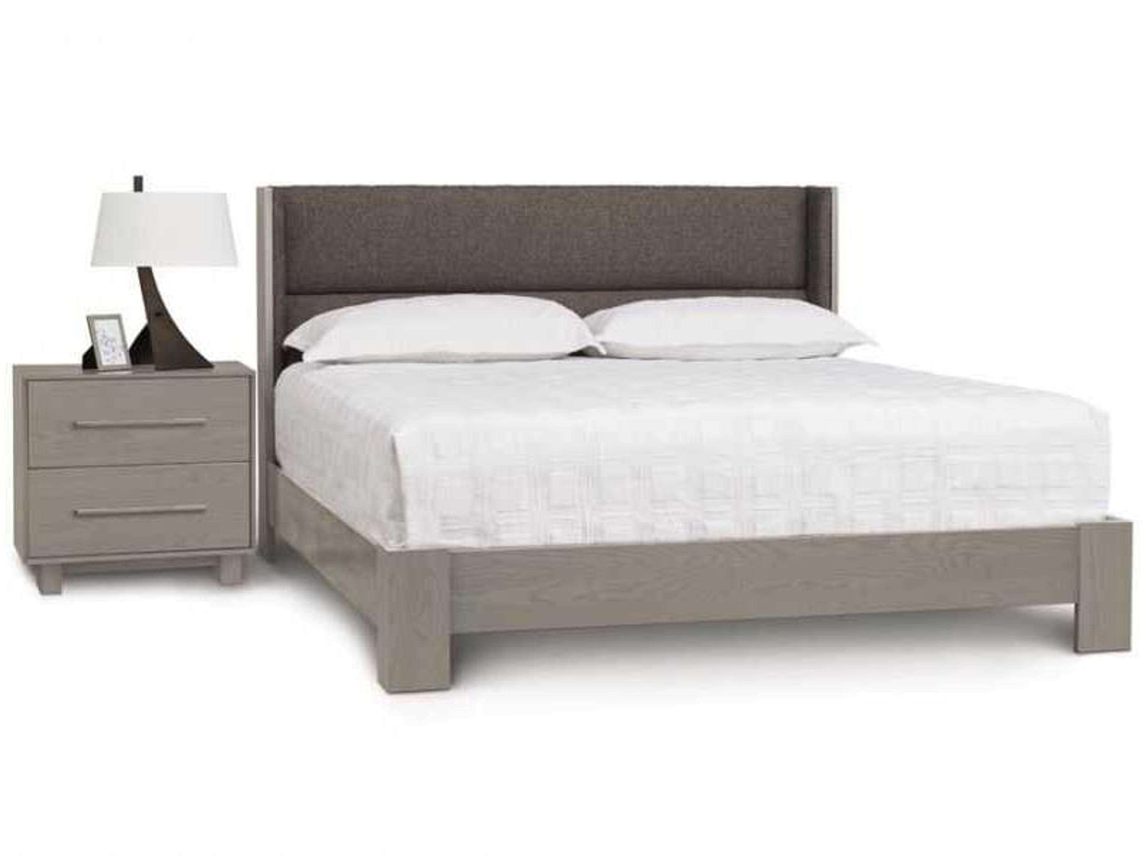 Copeland Sloane Gray Upholstered Queen Panel Bed