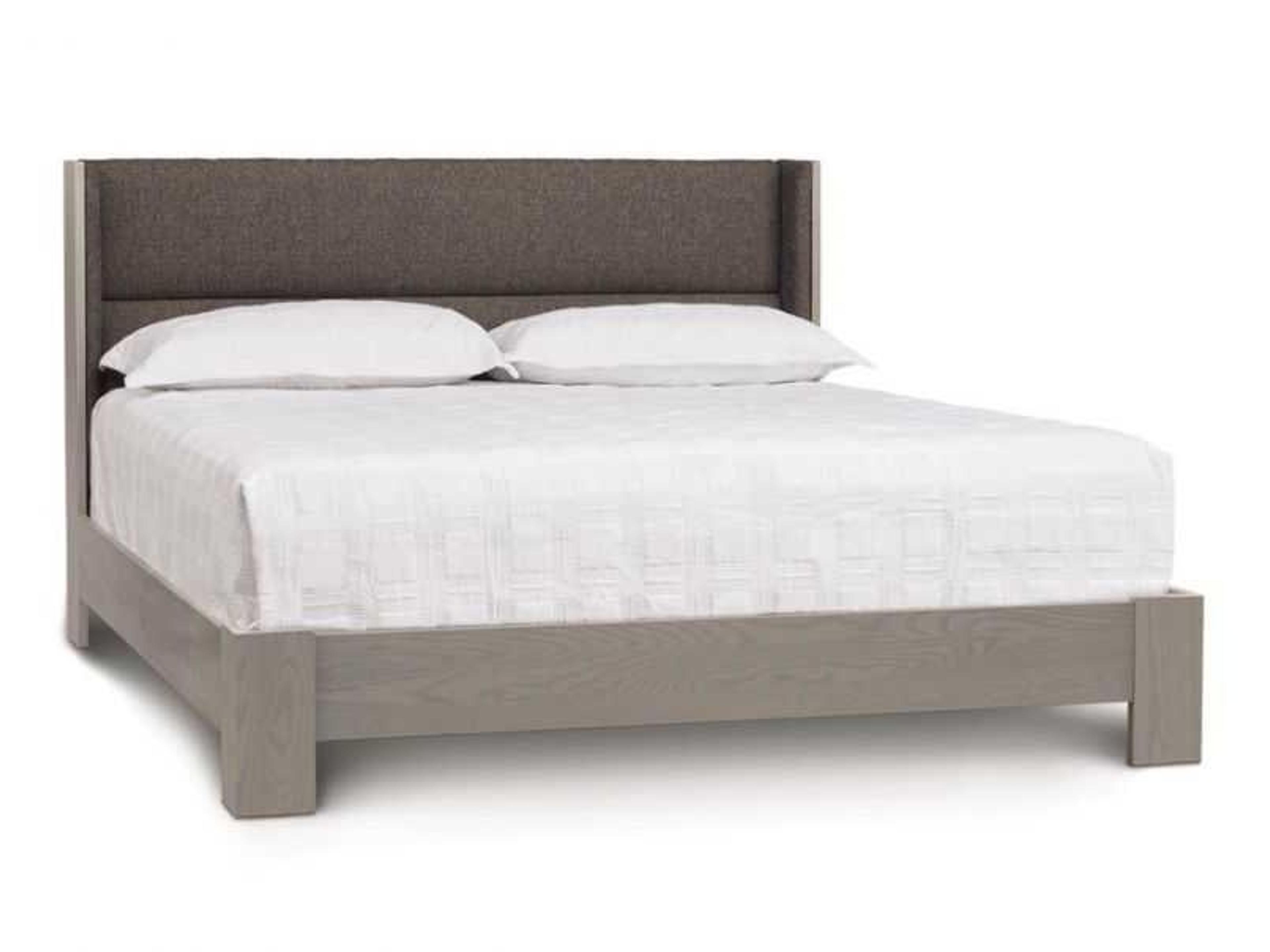 Sloane Gray Upholstered Queen Panel Bed