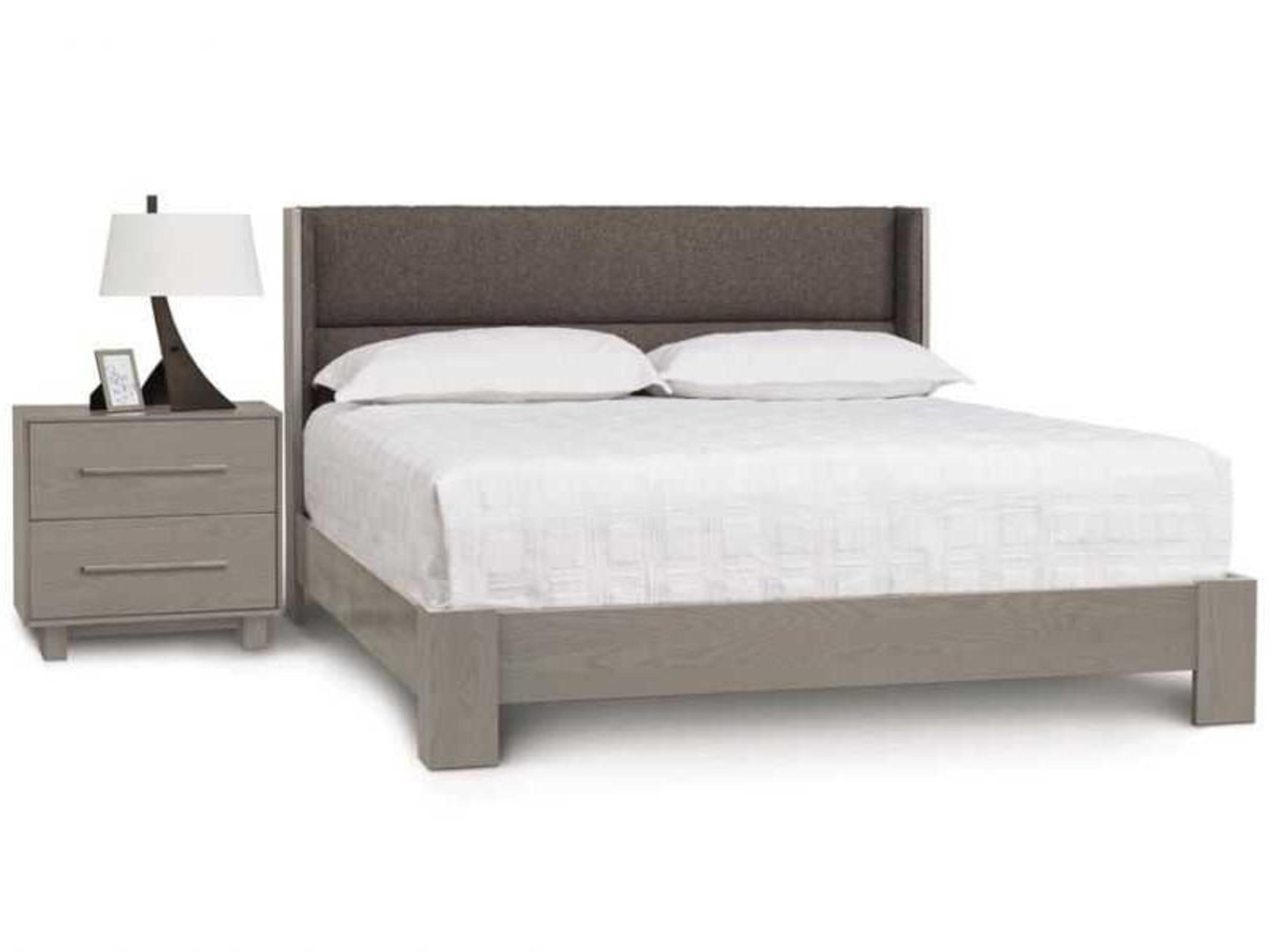 Copeland Sloane Gray Upholstered Queen Panel Bed