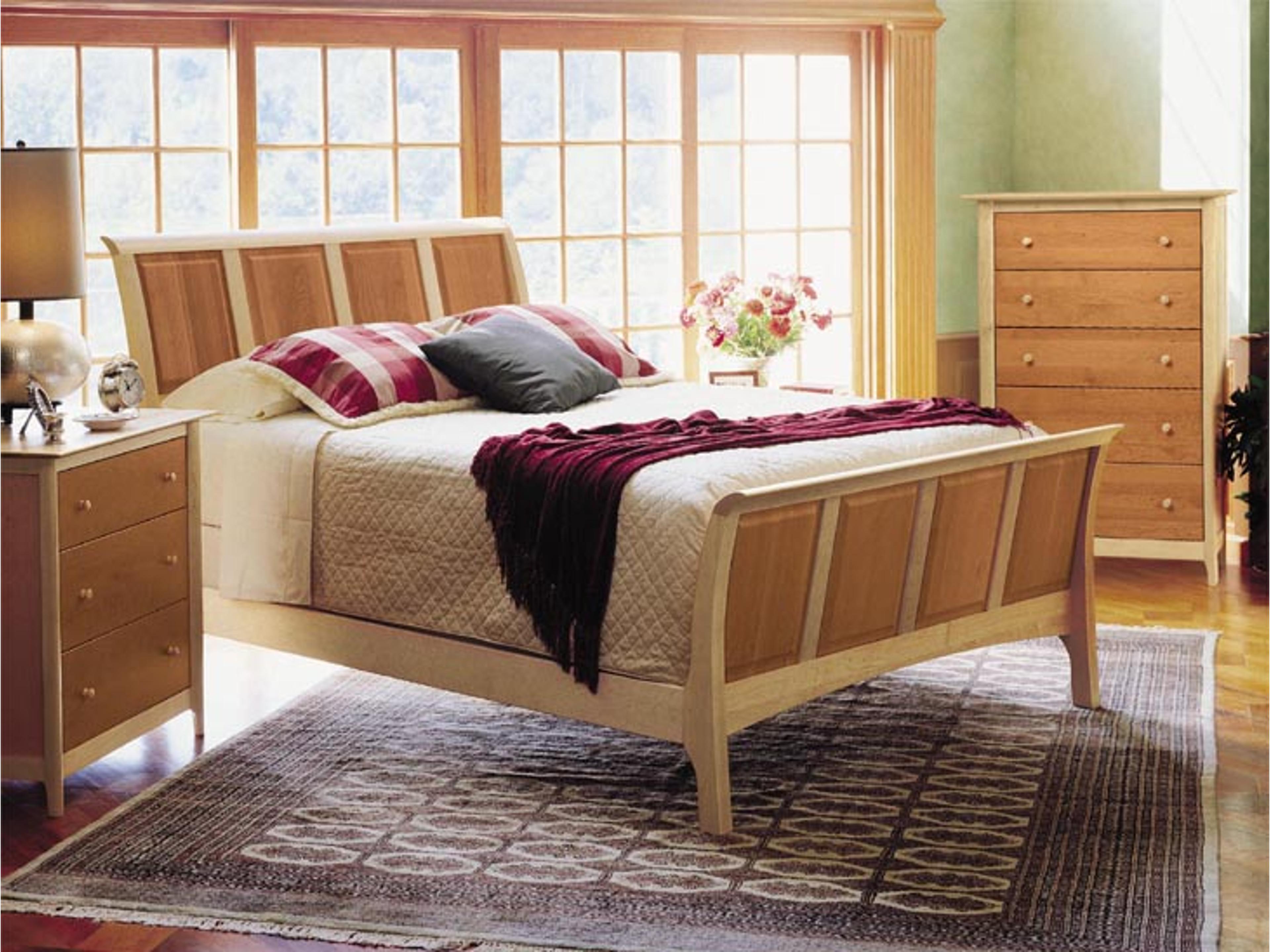 Copeland Sarah Brown Solid Wood Twin Platform Bed