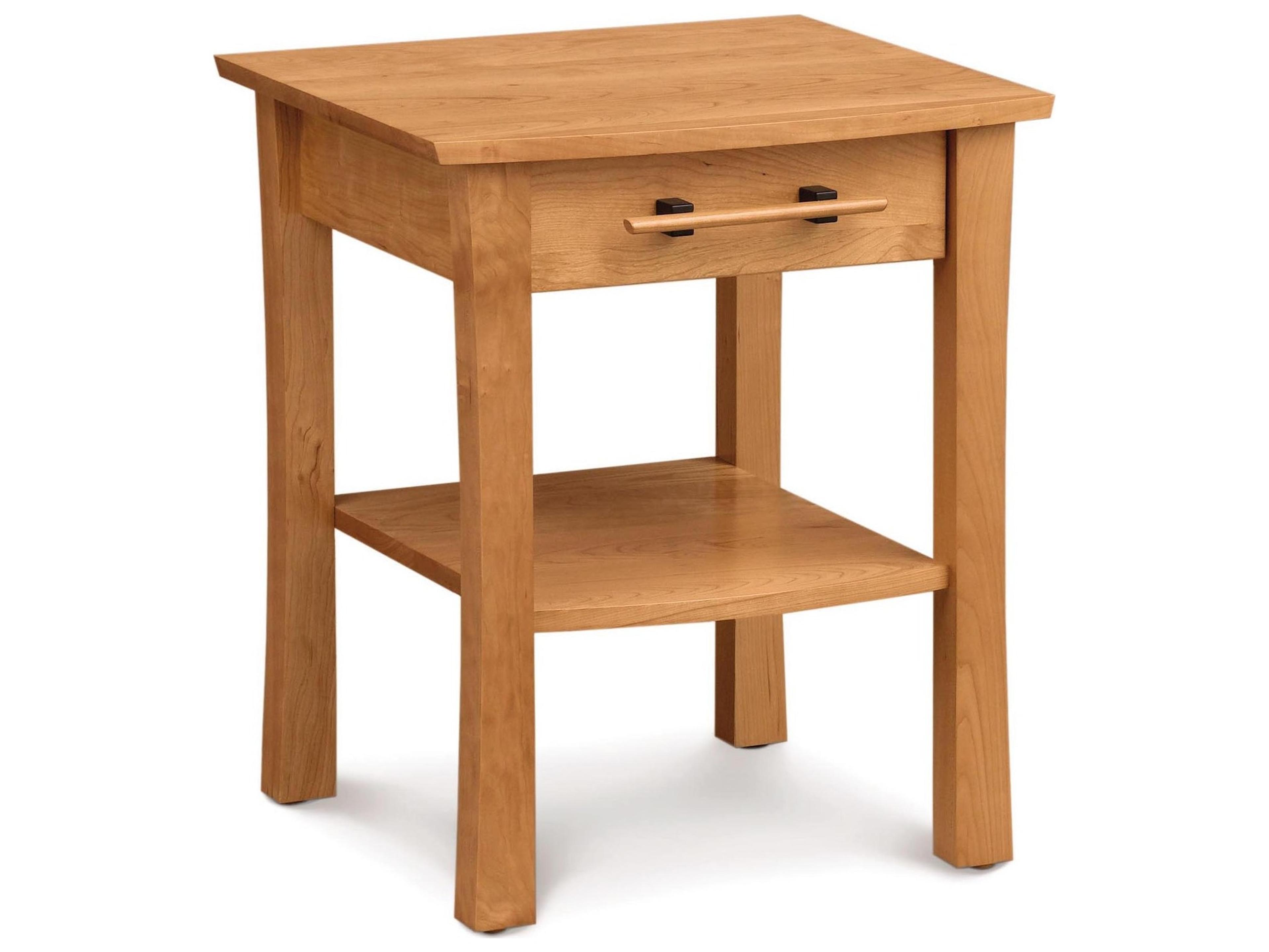 Monterey 1 Drawer Nightstand Solid Cherry Wood