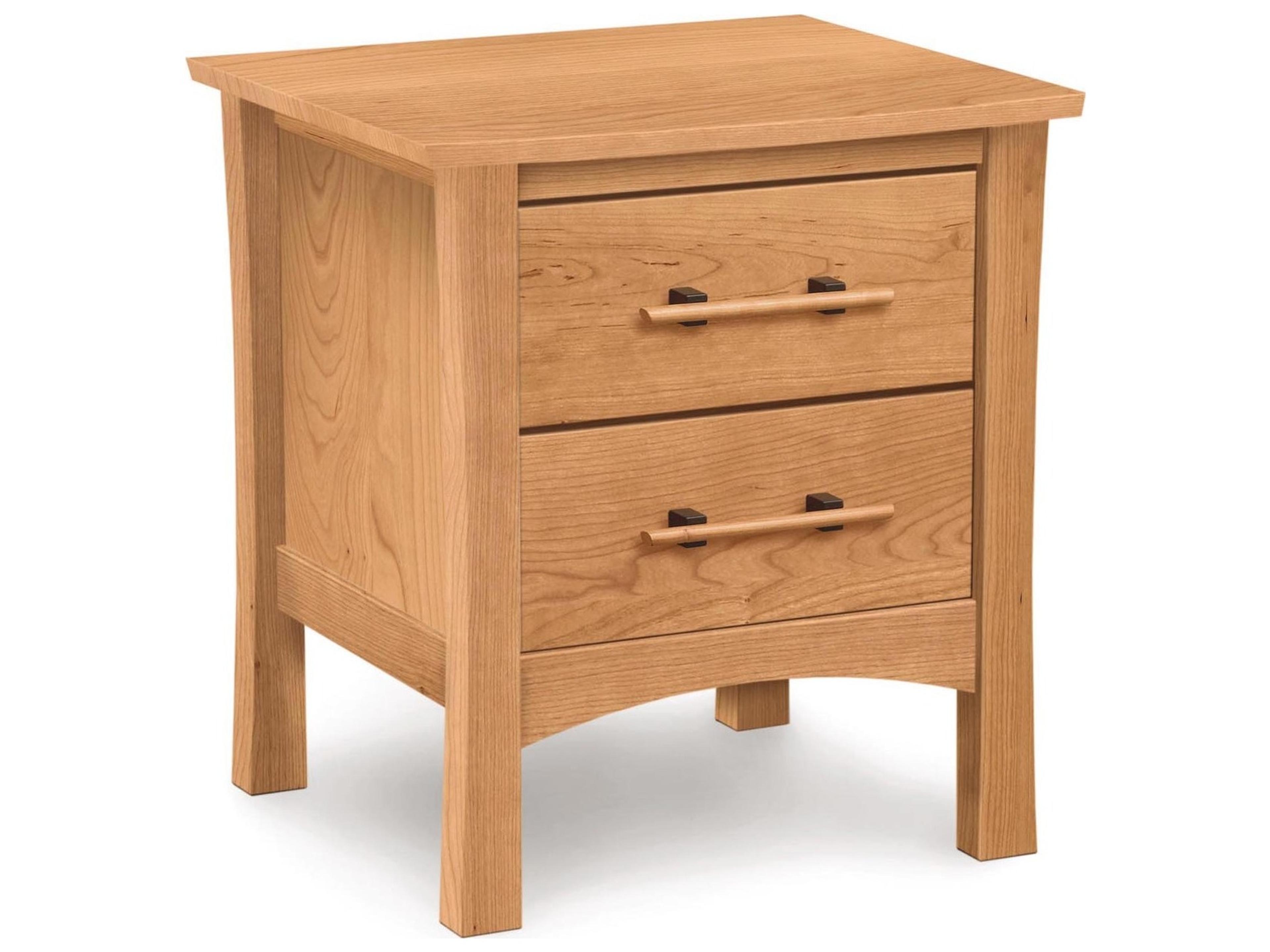 Furniture 2-Drawer Nightstand Monterey Solid Cherry Wood