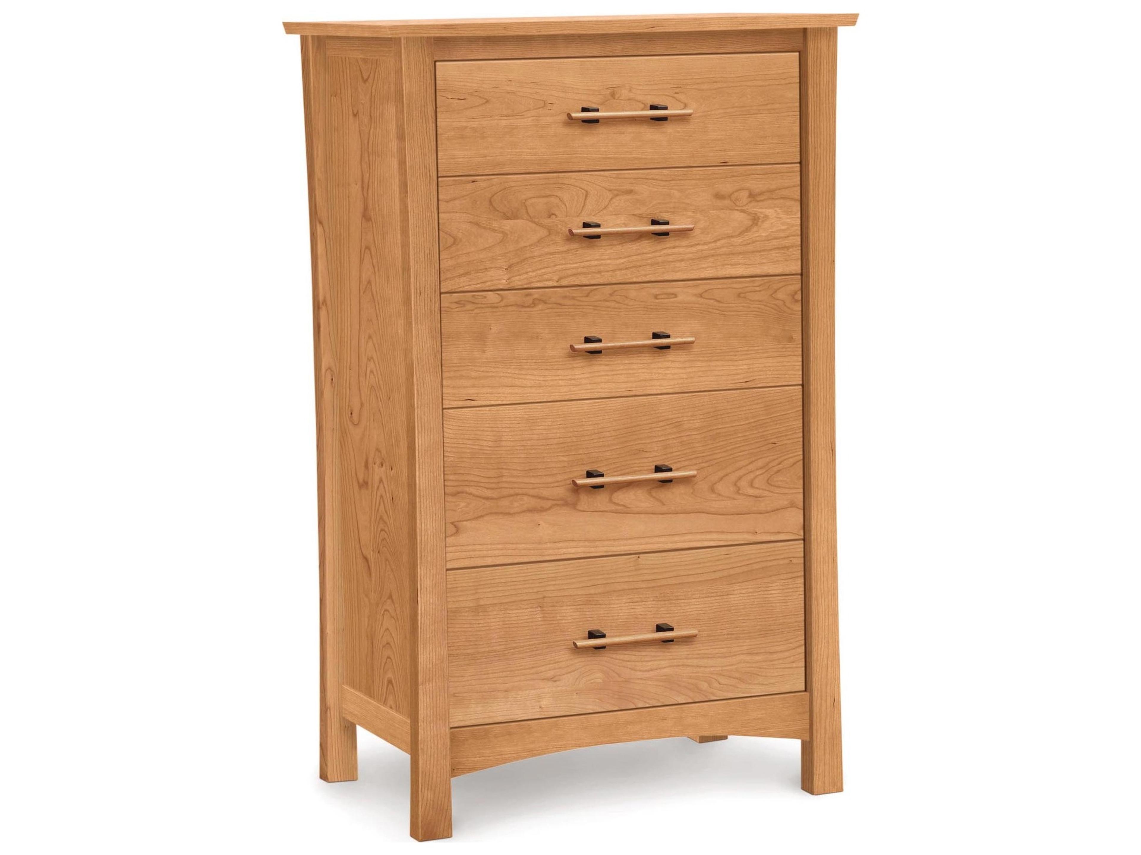 Monterey Solid Cherry 5 Drawer Vertical Dresser