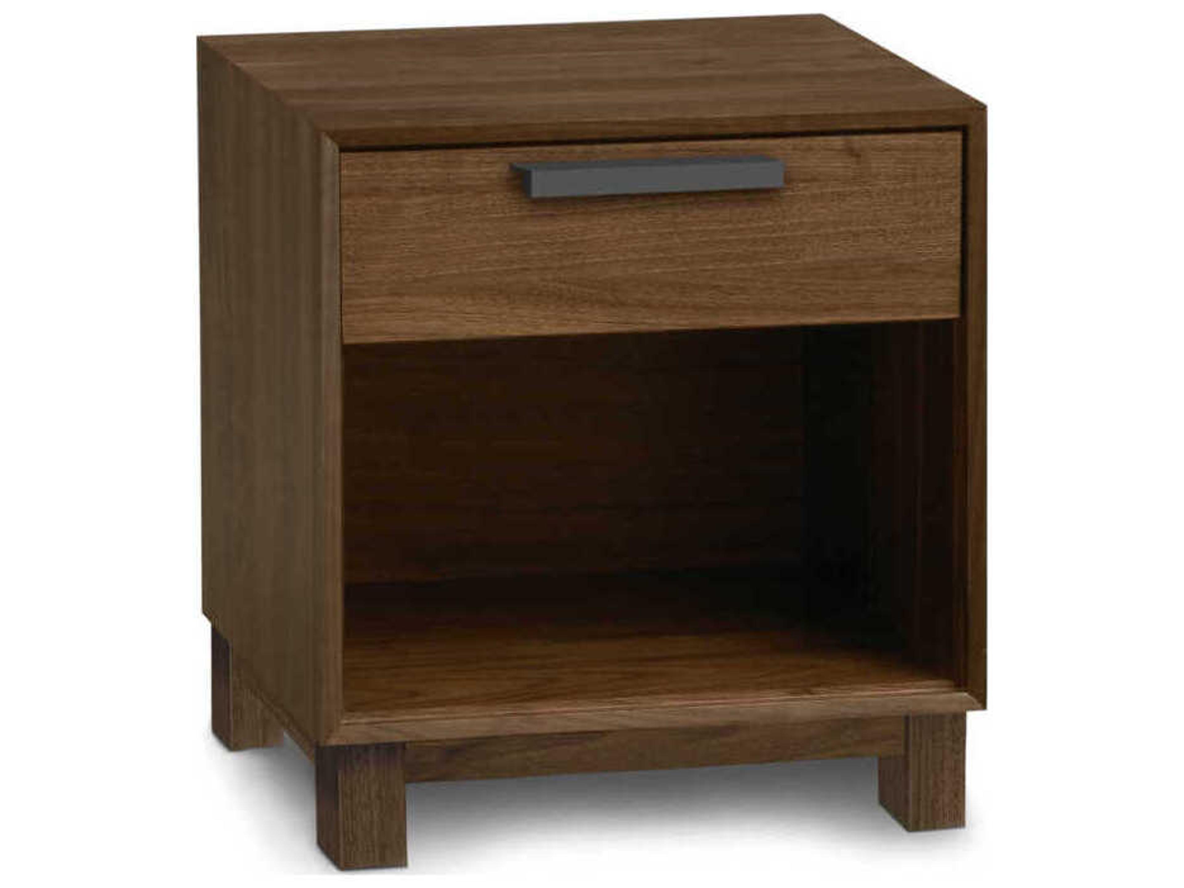 Copeland Savoy 1-Drawer Brown Walnut Wood Nightstand