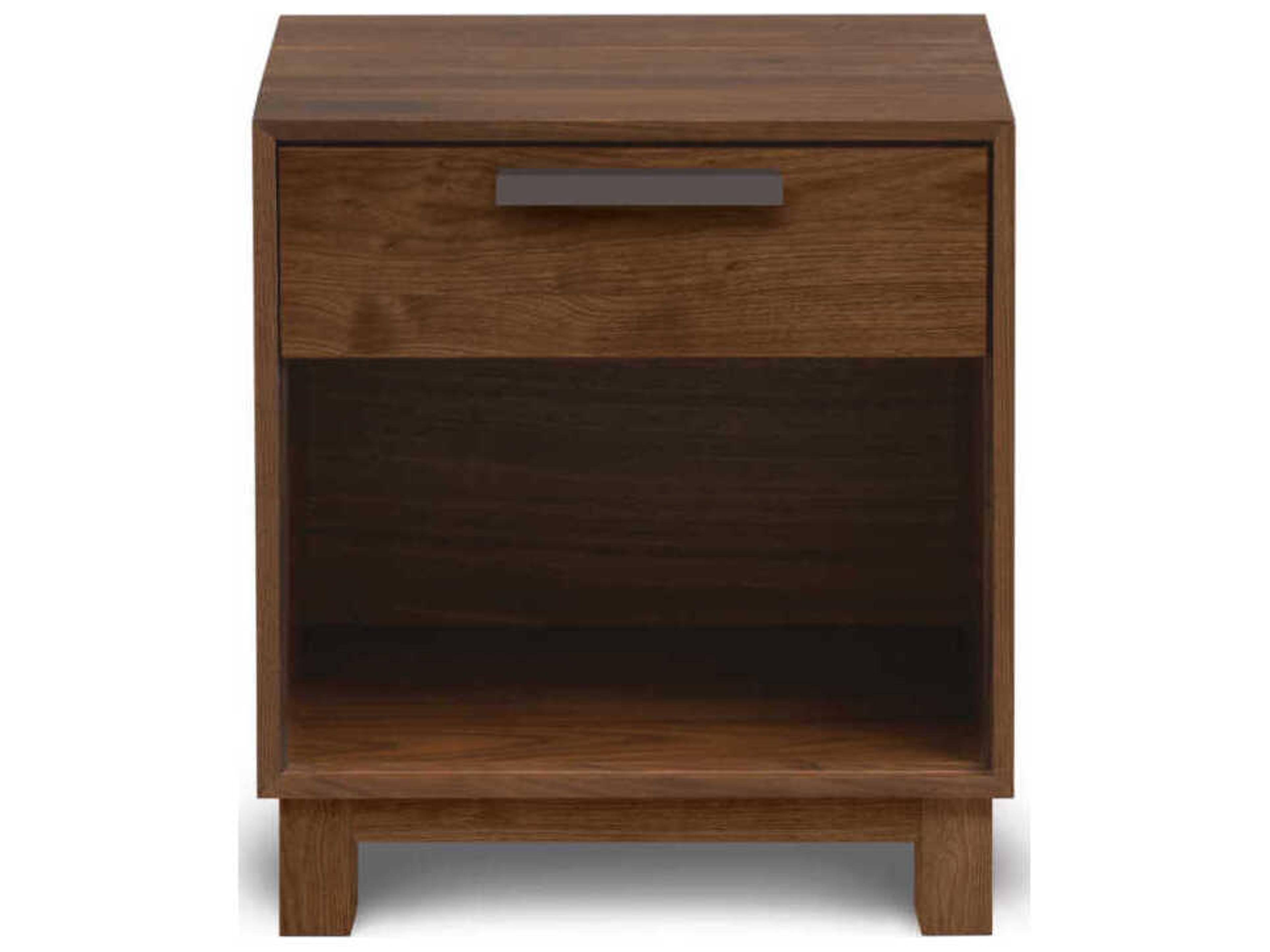 Copeland Savoy 1-Drawer Brown Walnut Wood Nightstand