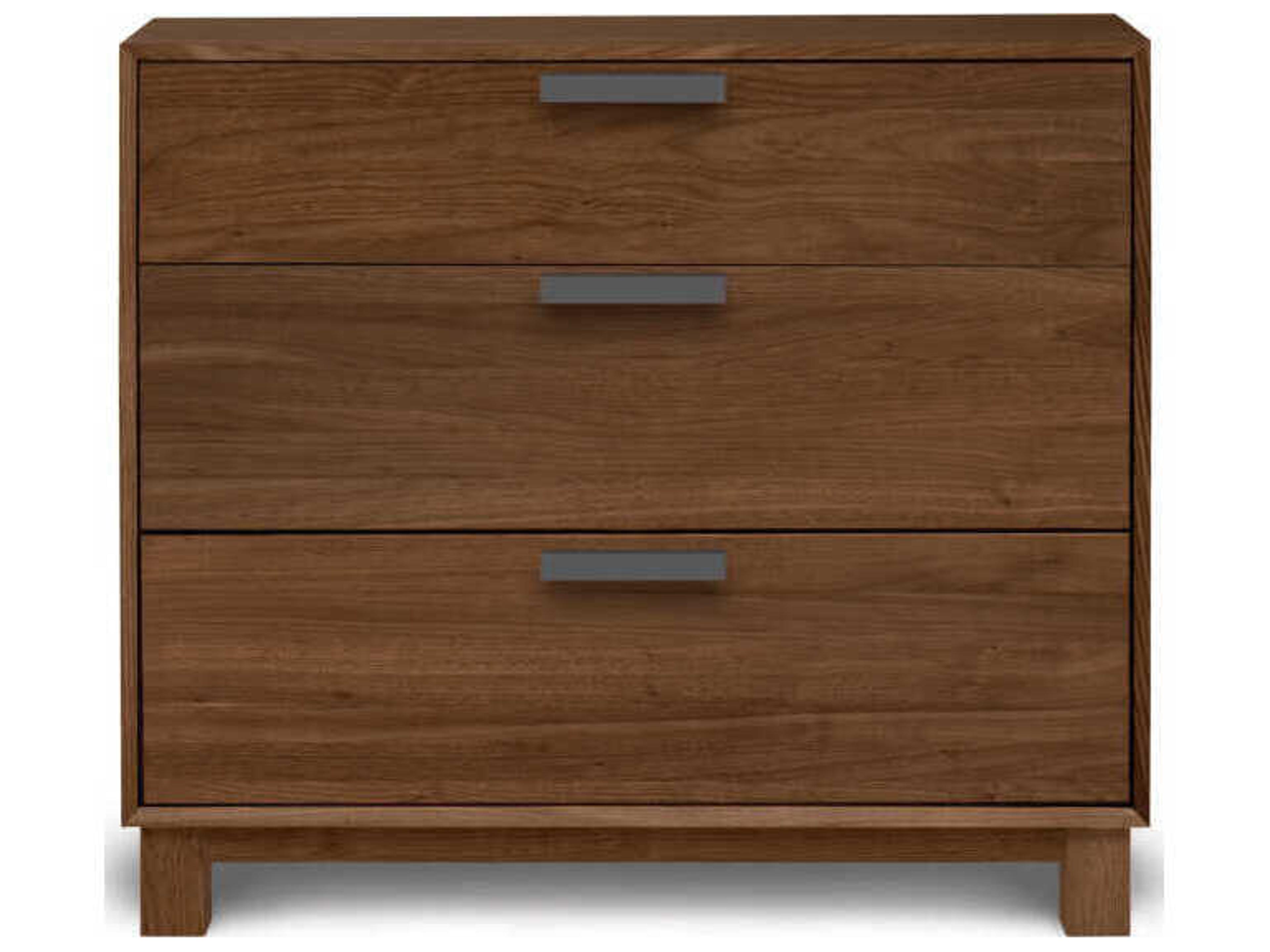 Copeland Savoy 3-Drawers Brown Walnut Wood Dresser