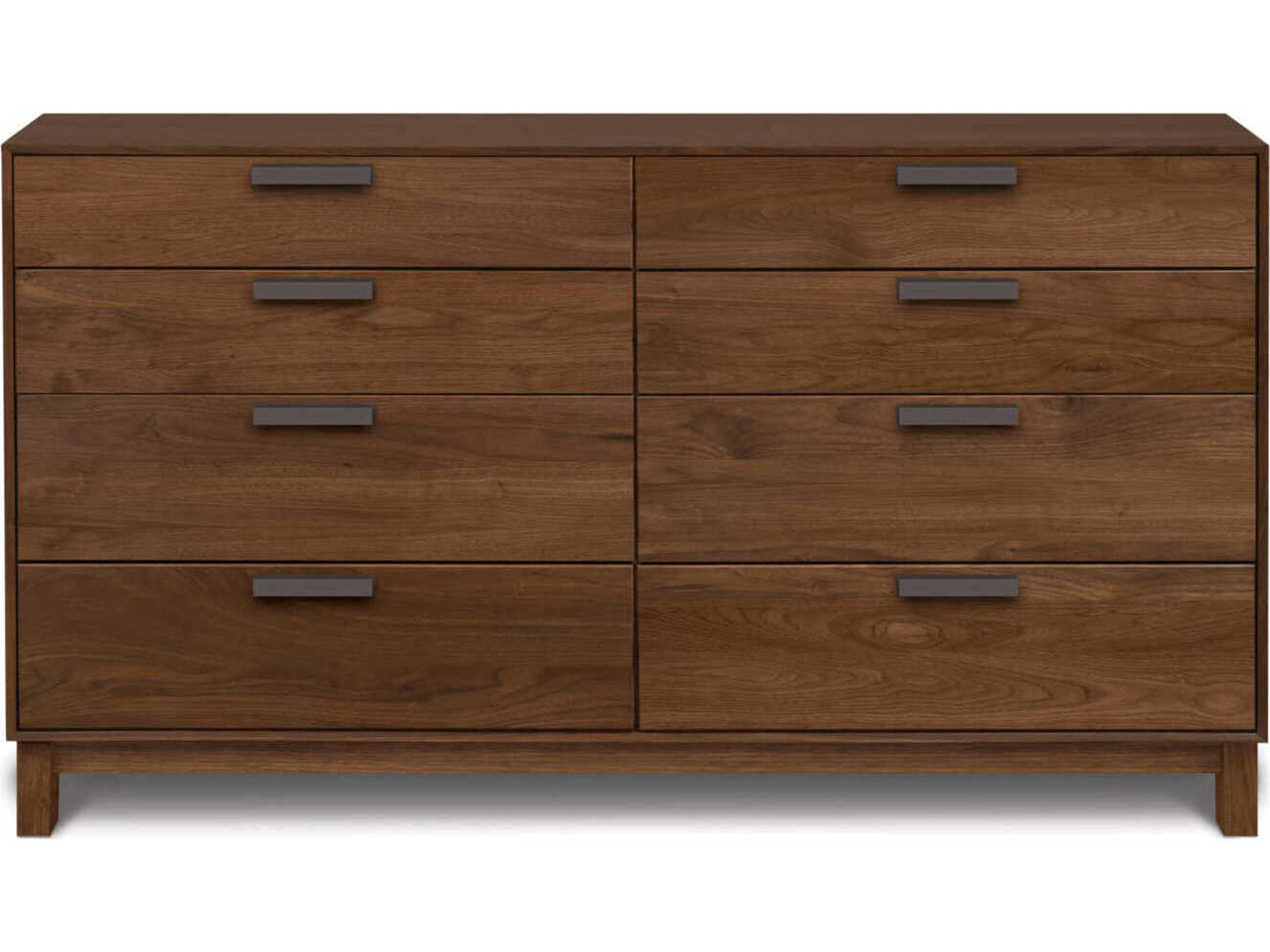 Copeland Savoy Brown Walnut Wood Double Dresser