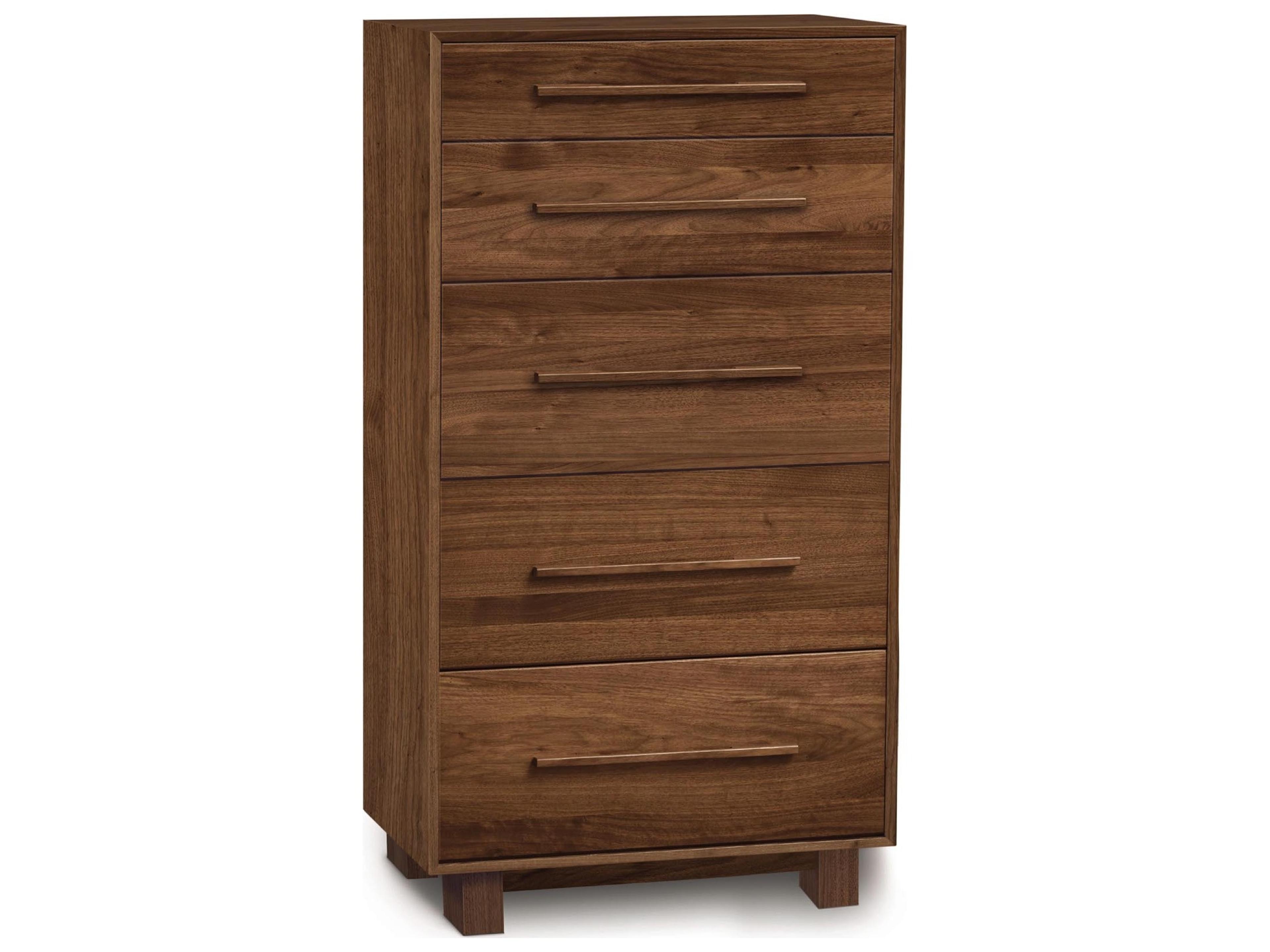 Furniture Sloane Solid Wood 5-Drawer Narrow Dresser
