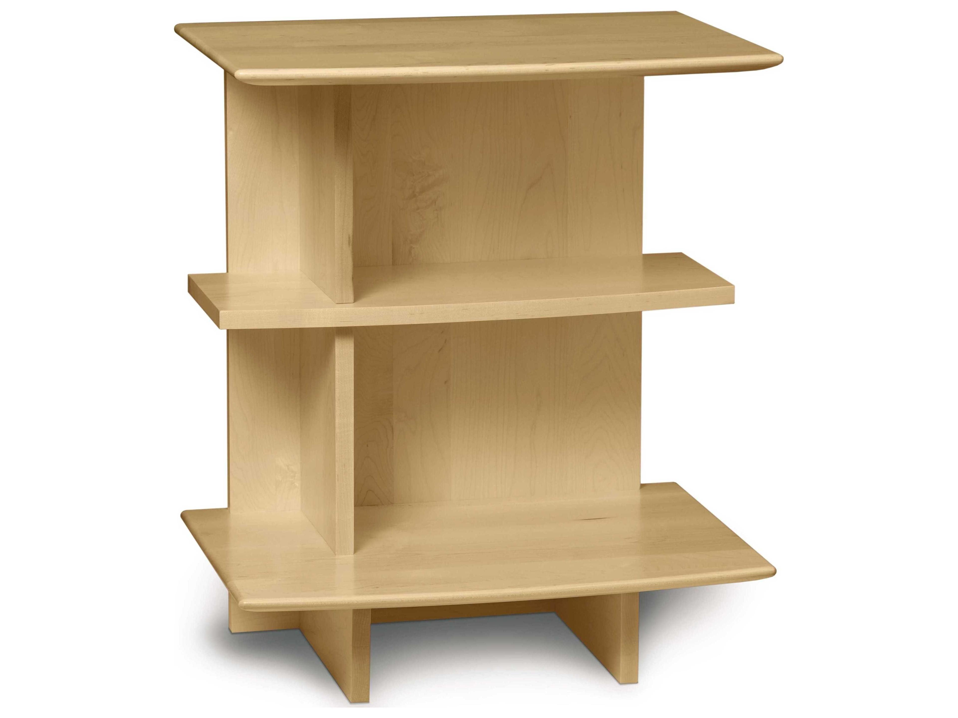 Nightstand Sarah Solid Hardwood Open Frame