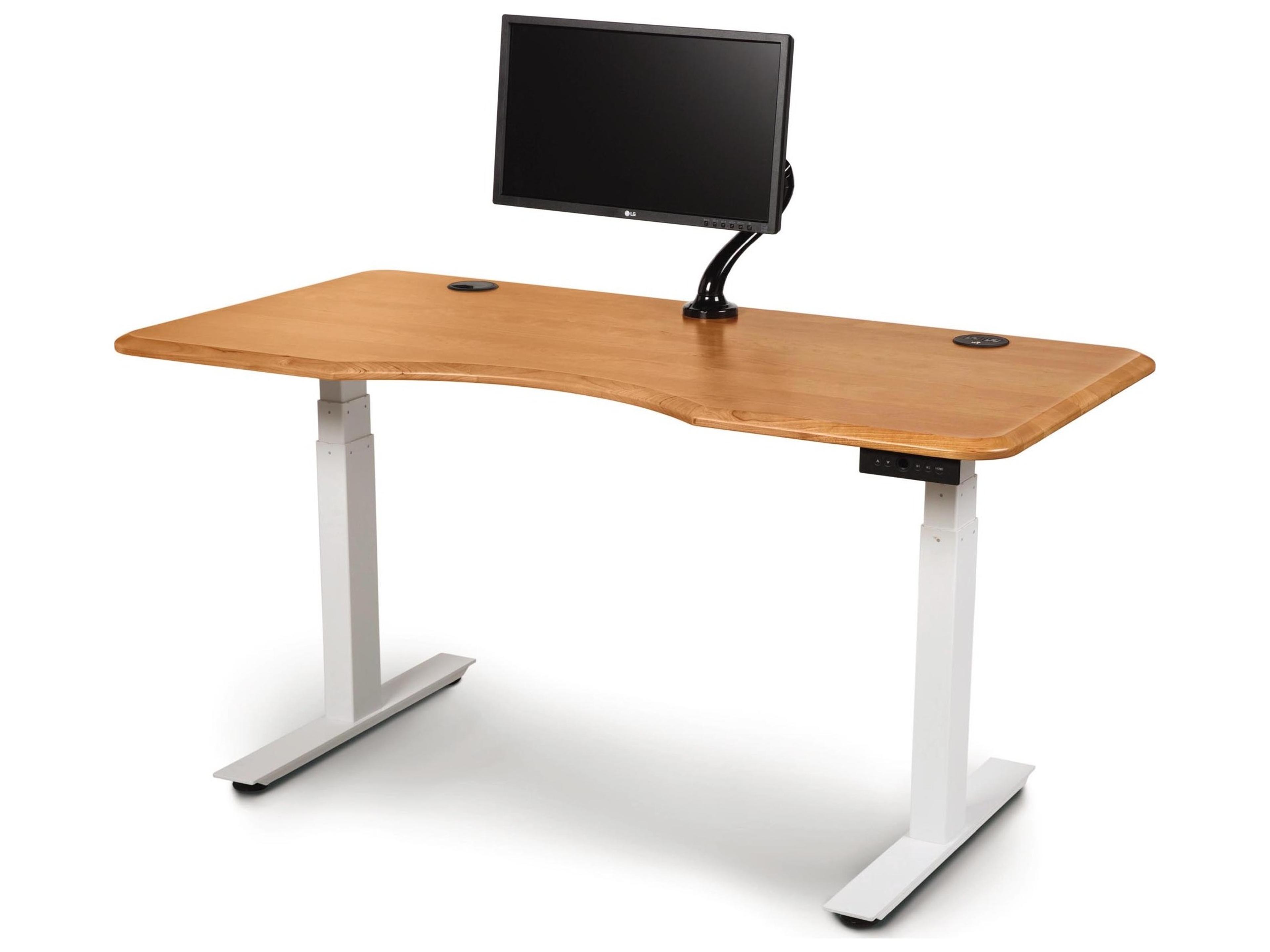 Invigo Standing Desk Solid Wood Adjustable Height