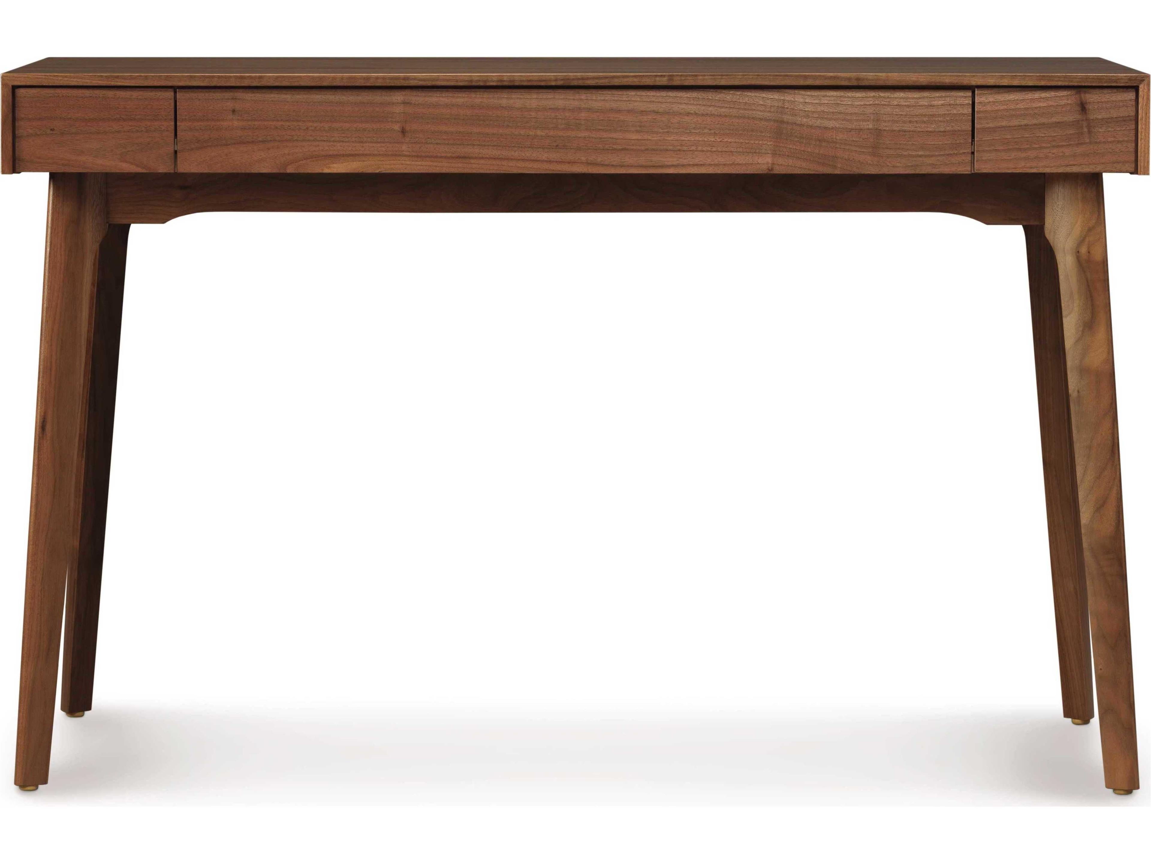 Copeland Catalina Natural Walnut Brown Solid Wood Computer Desk