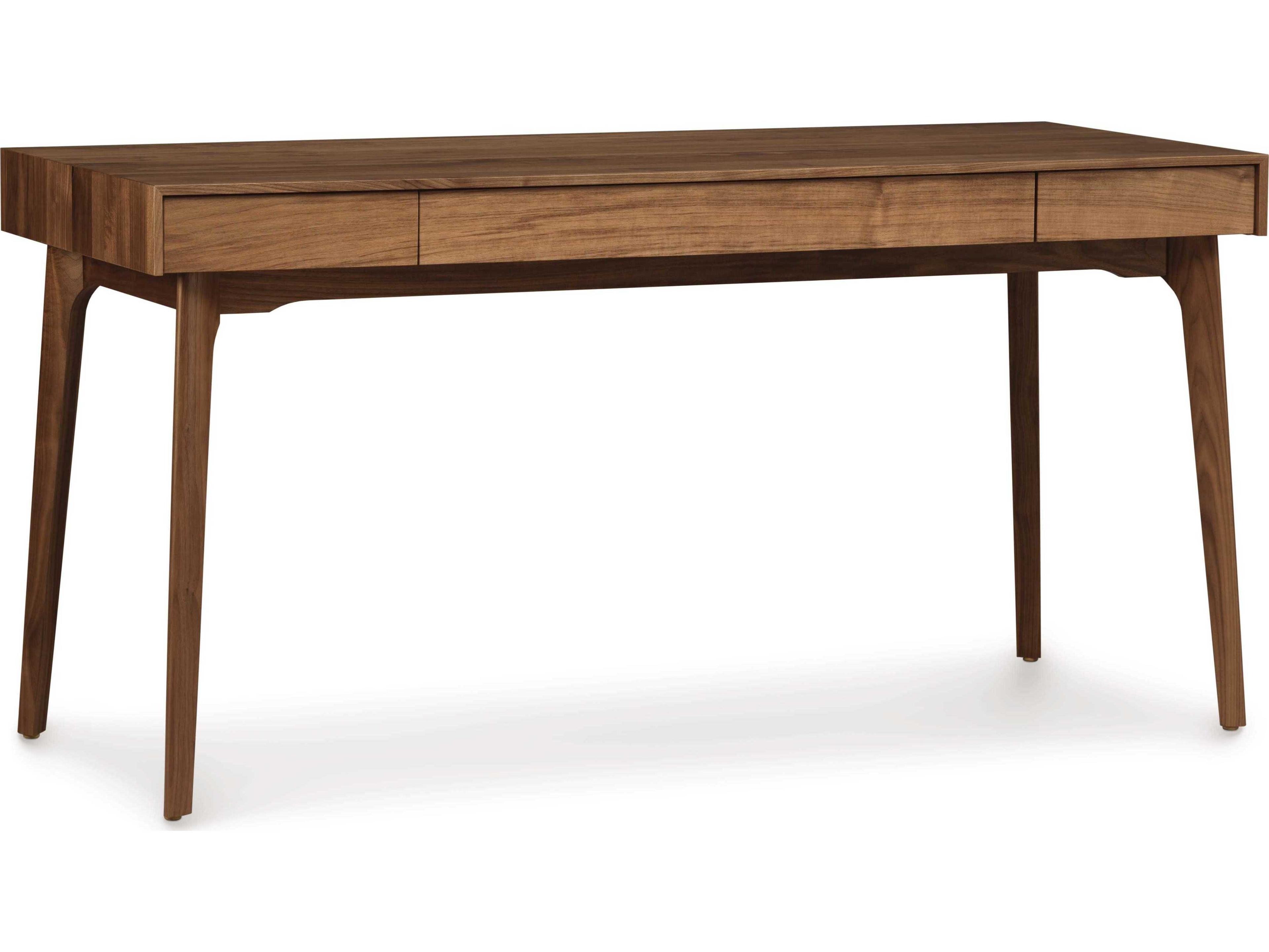 Catalina Natural Walnut Brown Solid Wood Computer Desk