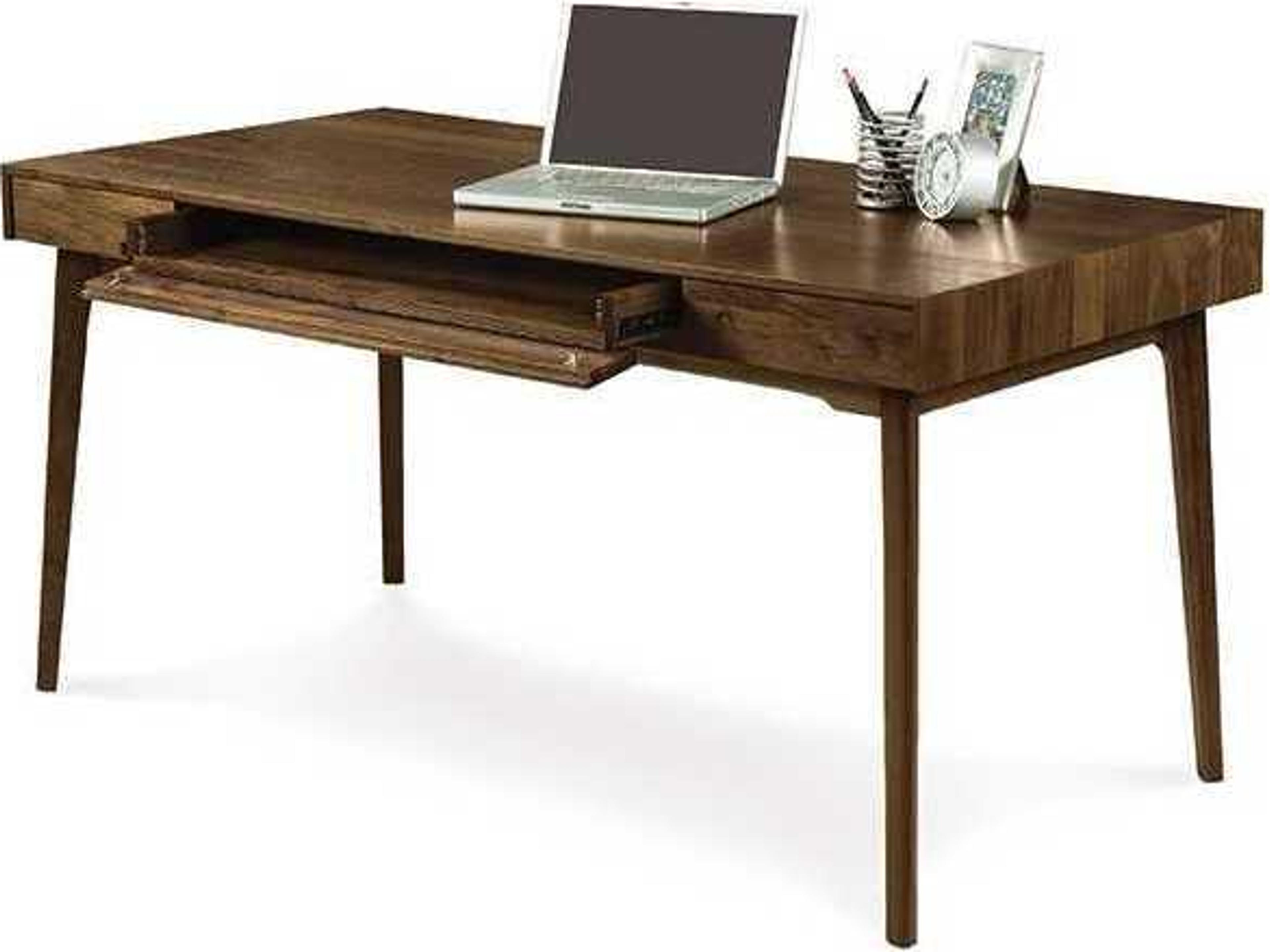 Copeland Catalina Natural Walnut Brown Solid Wood Computer Desk