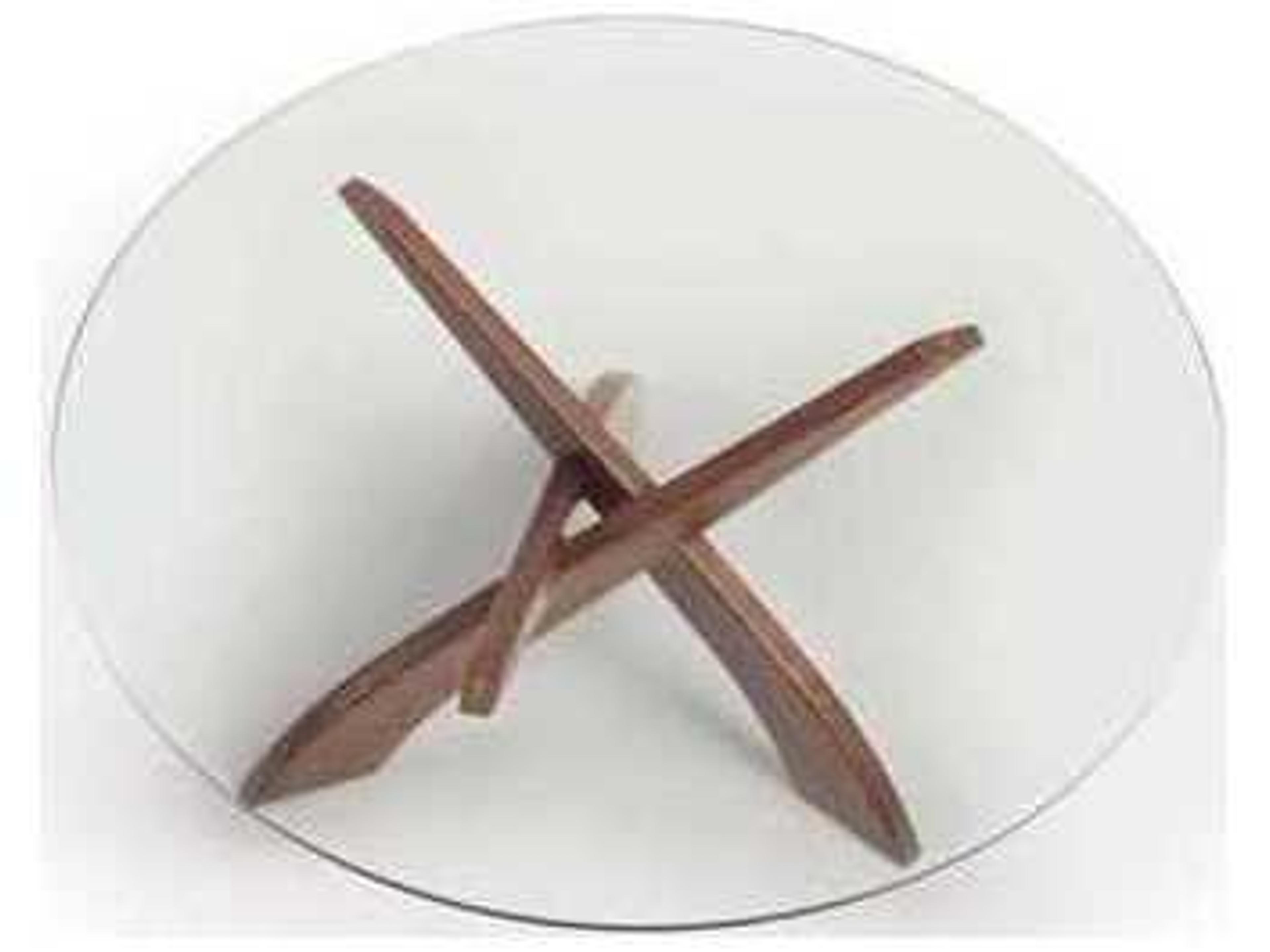 Copeland Statements Round Glass Coffee Table