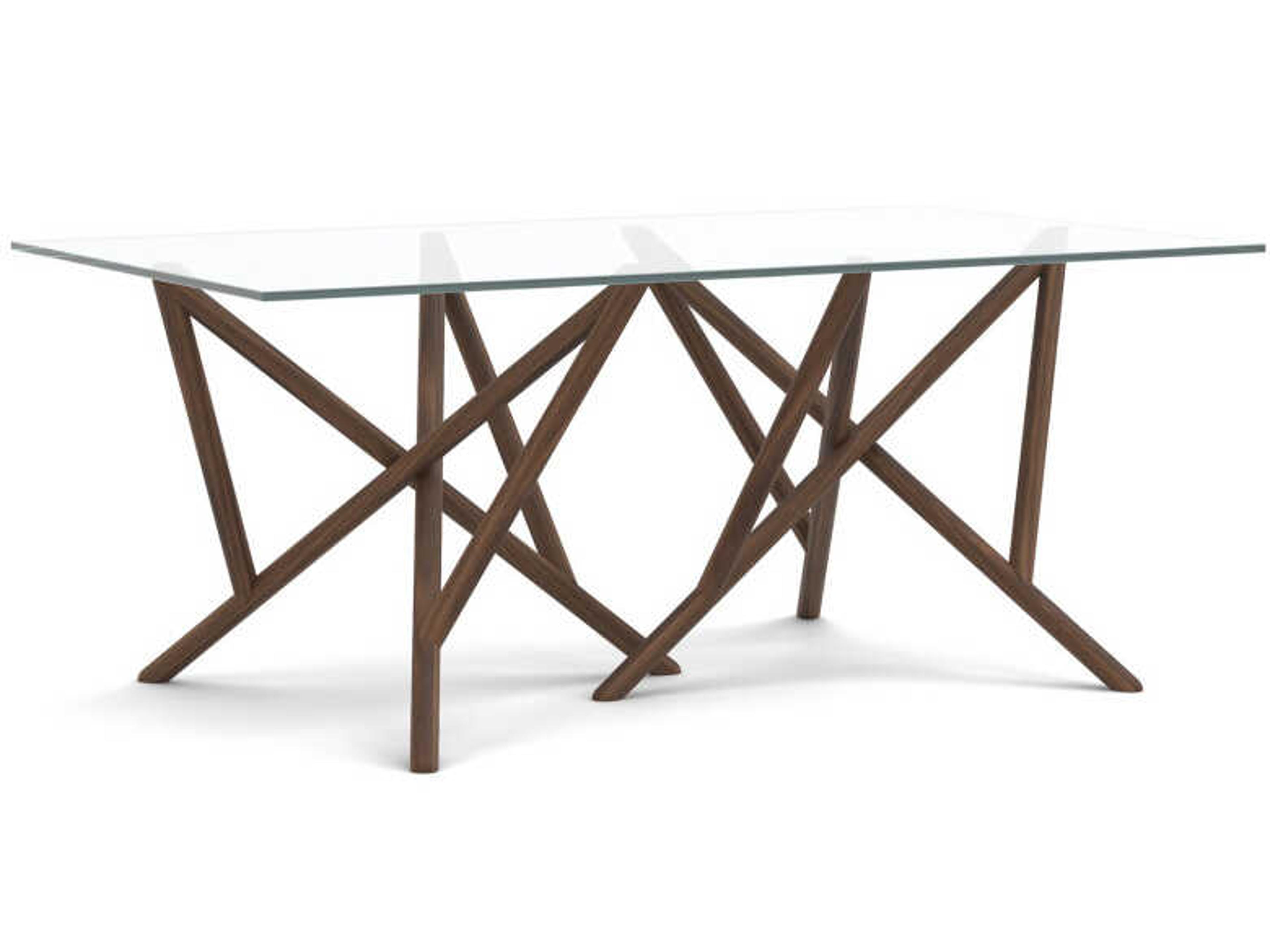 Copeland Baton Rectangular Glass Dining Table