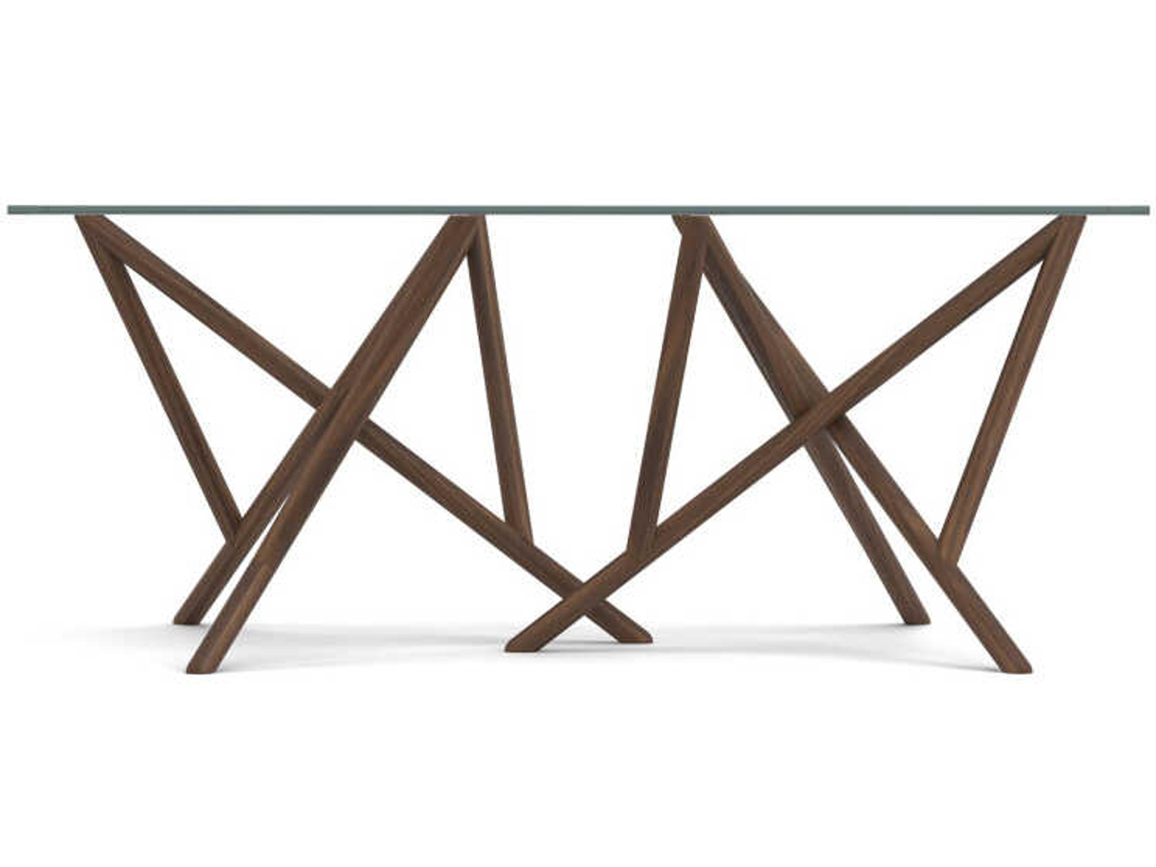 Copeland Baton Rectangular Glass Dining Table