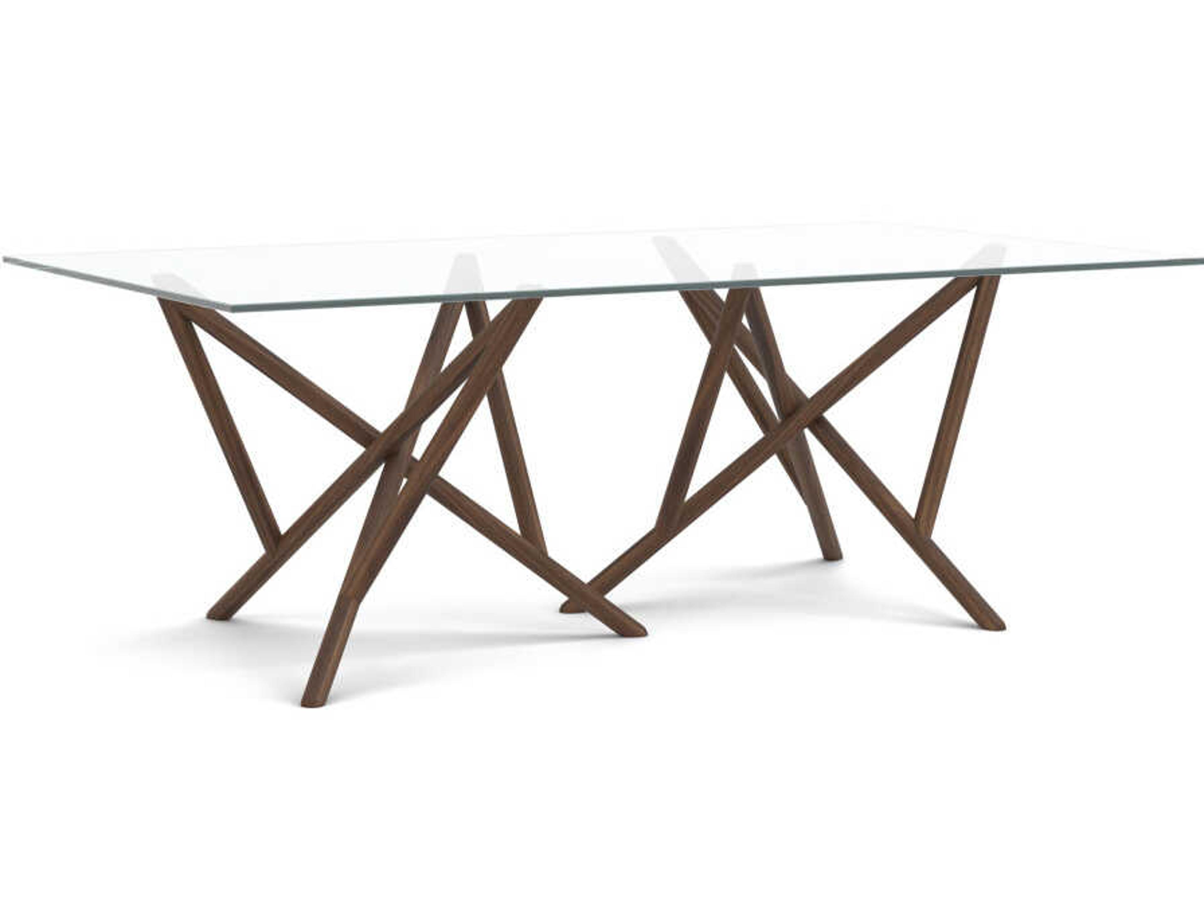 Copeland Baton Rectangular Glass Dining Table