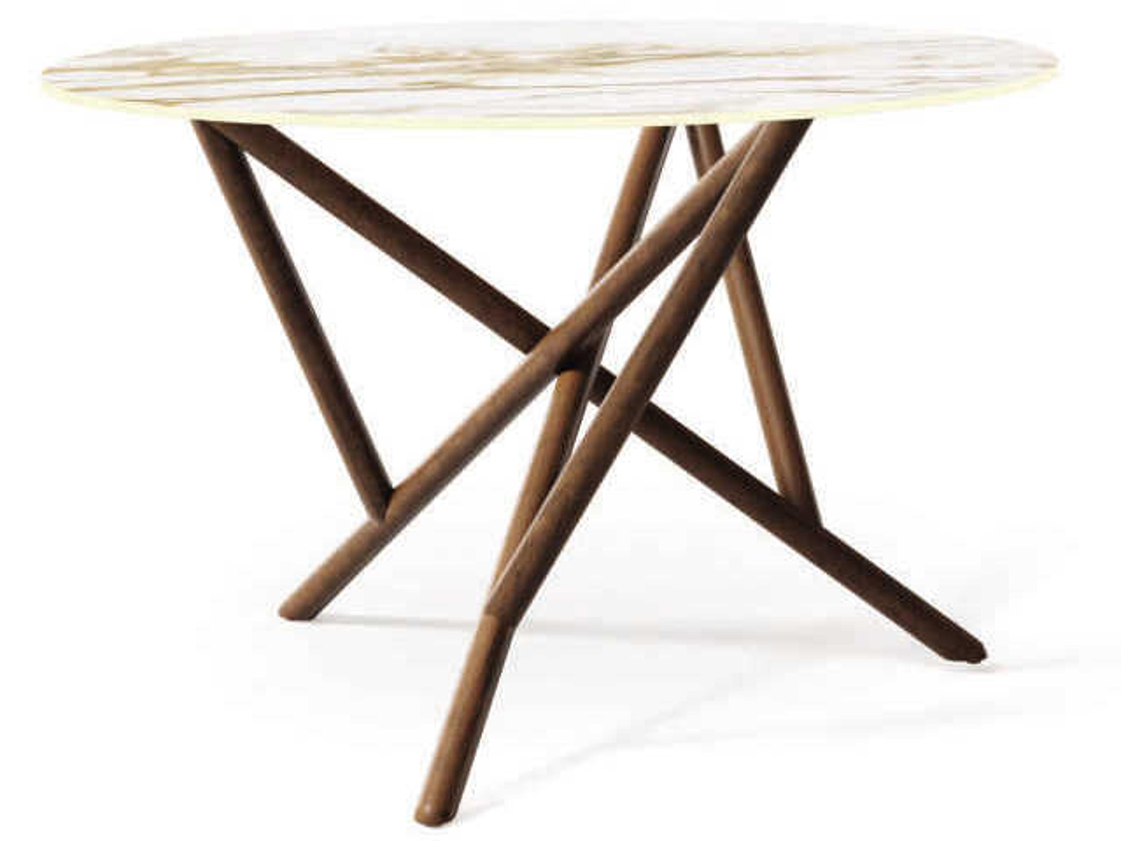 Copeland Baton Round Stone Dining Table