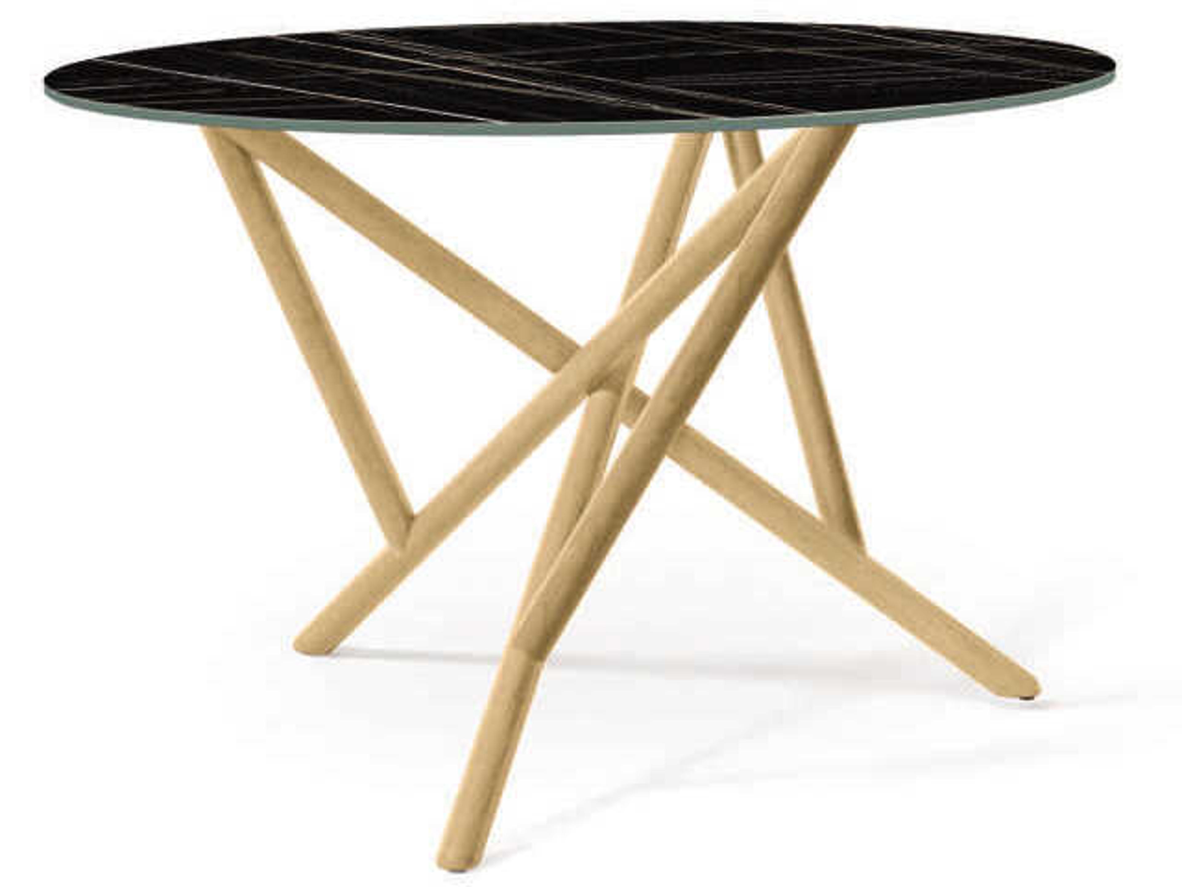 Copeland Baton Round Stone Dining Table