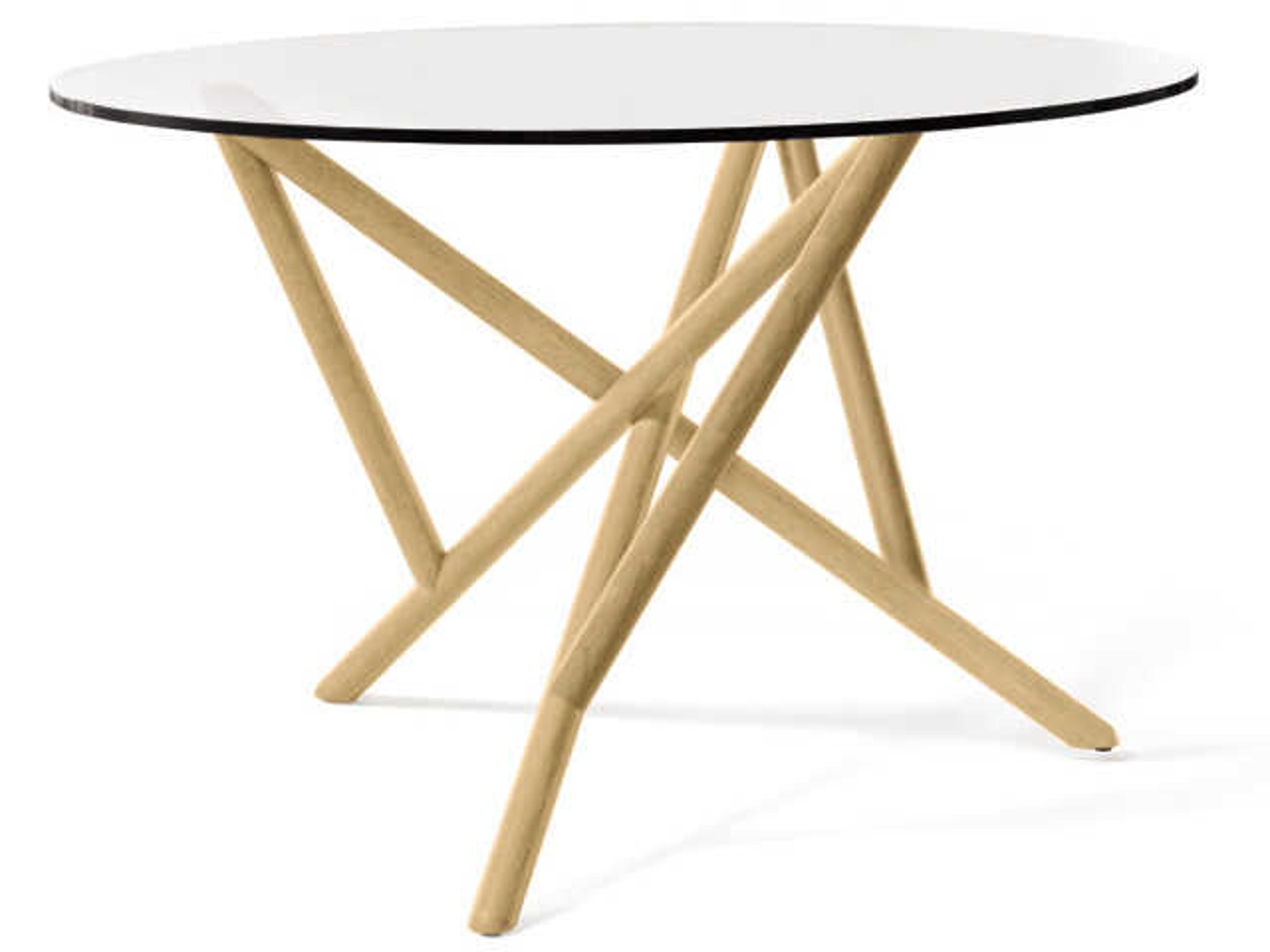 Copeland Baton Round Glass Dining Table