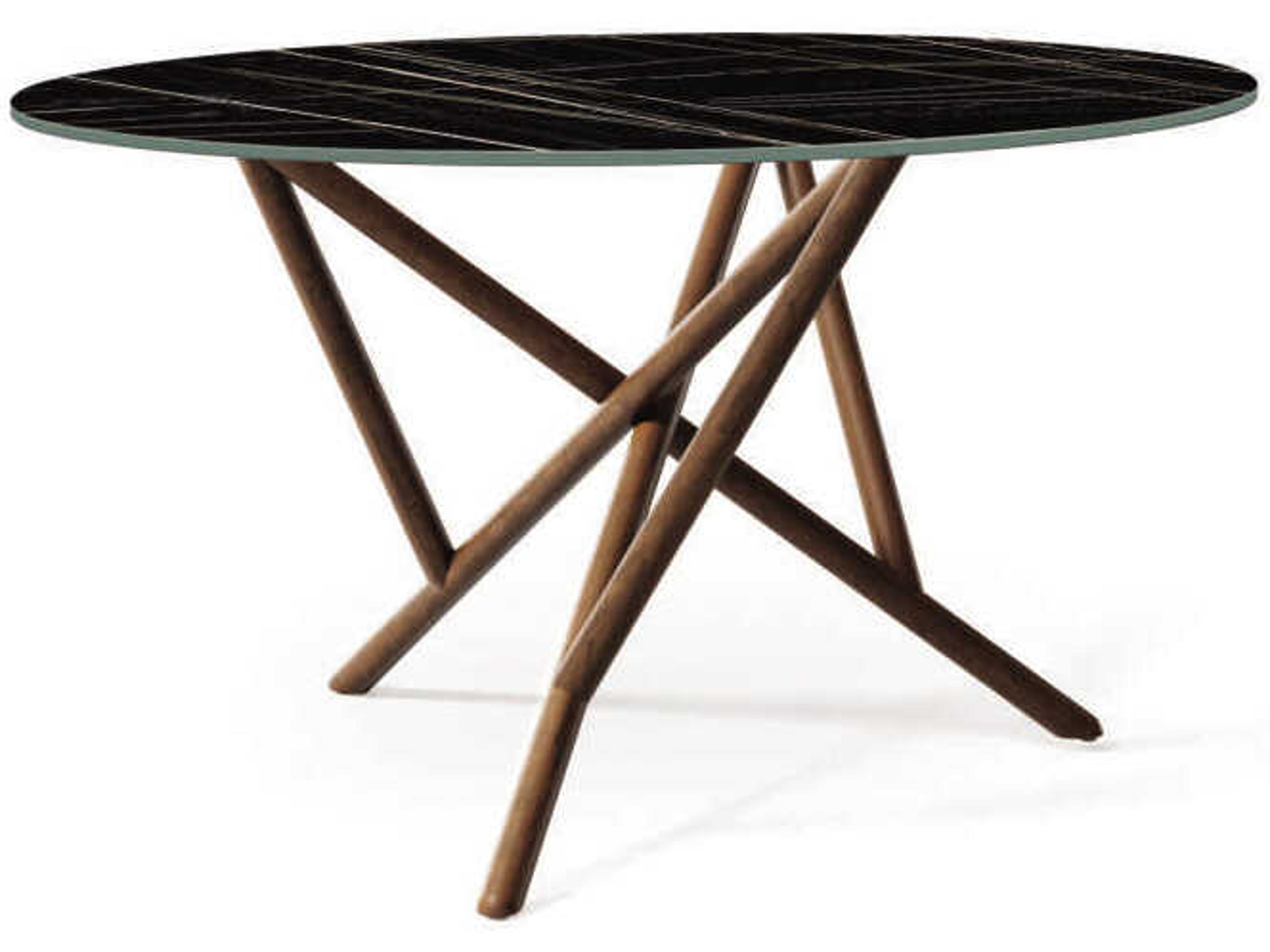 Copeland Baton Round Stone Dining Table