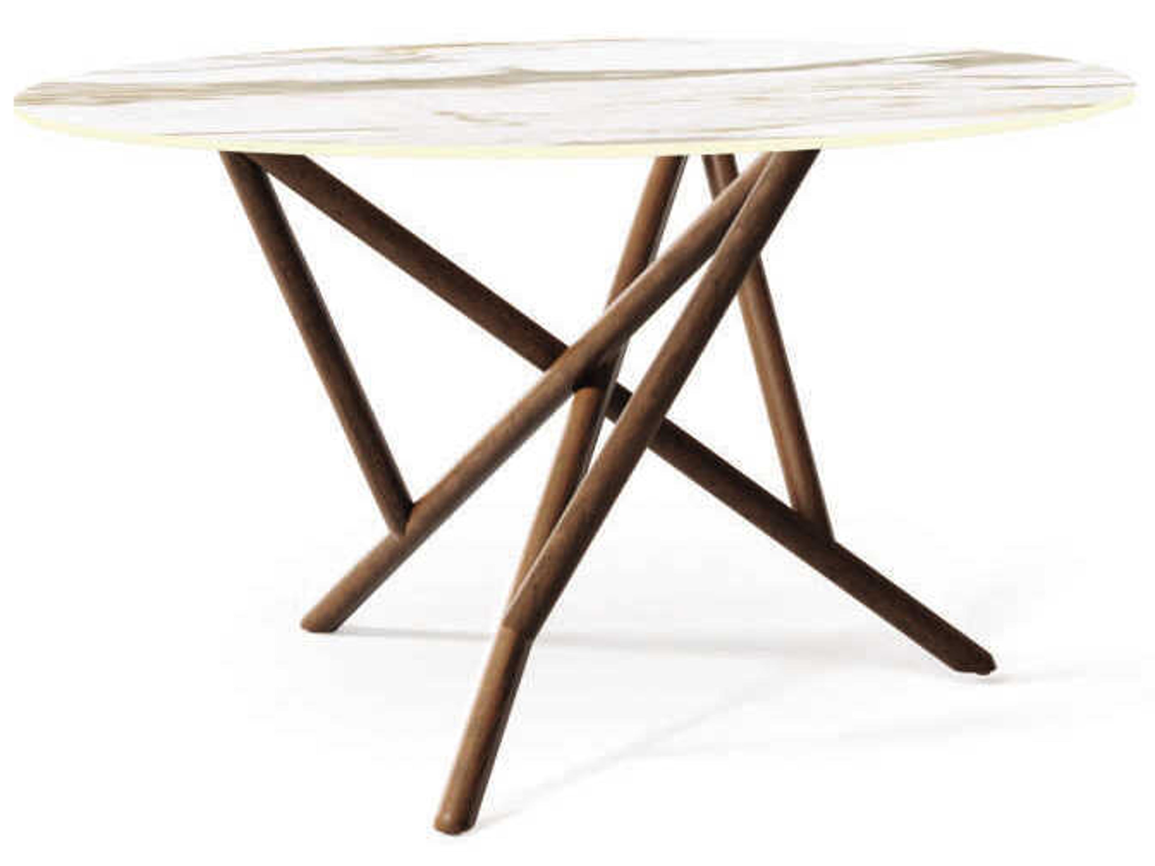 Copeland Baton Round Stone Dining Table