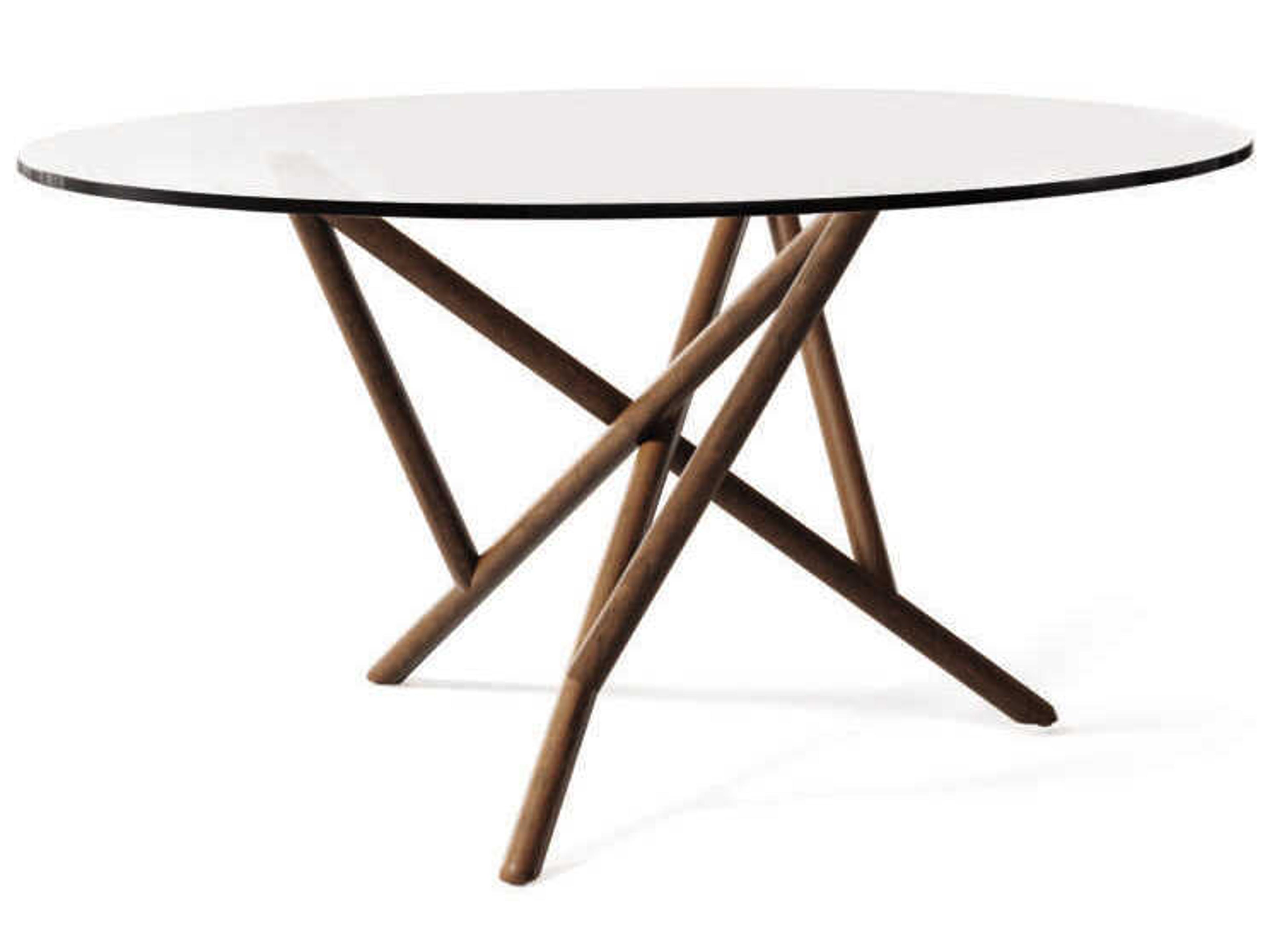 Copeland Baton Round Glass Dining Table