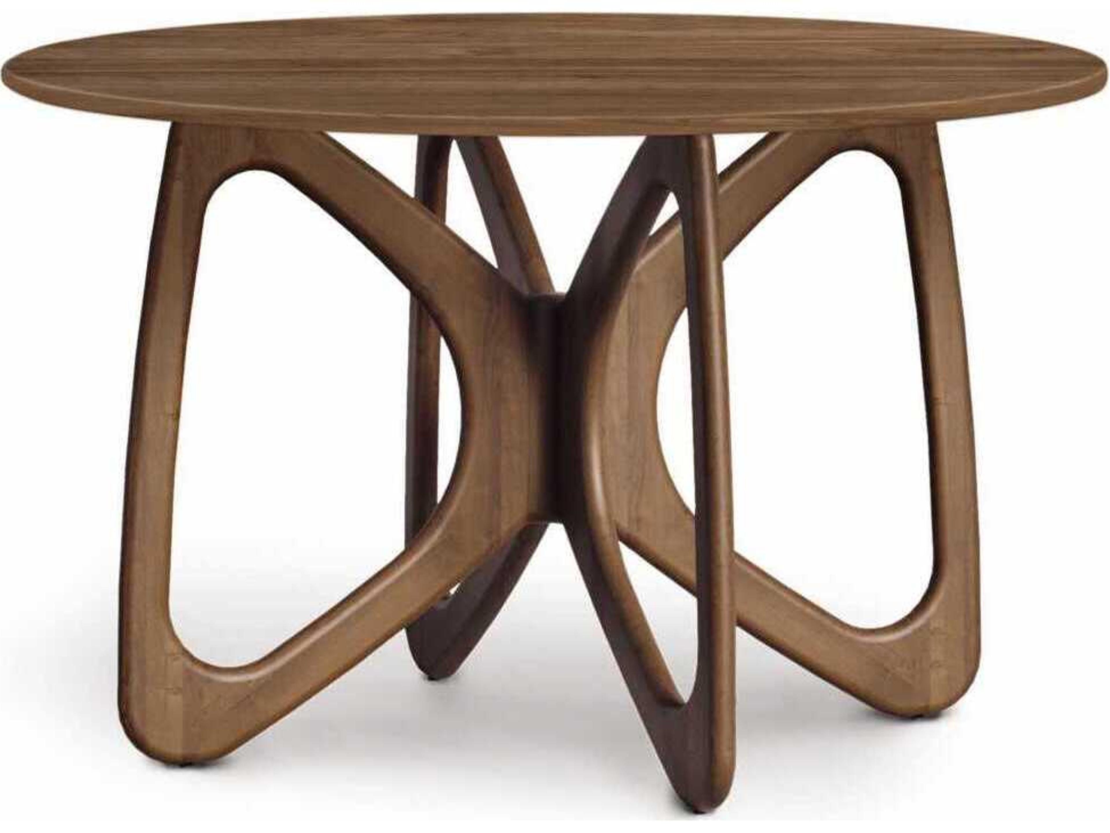 Butterfly Round Wood Dining Table