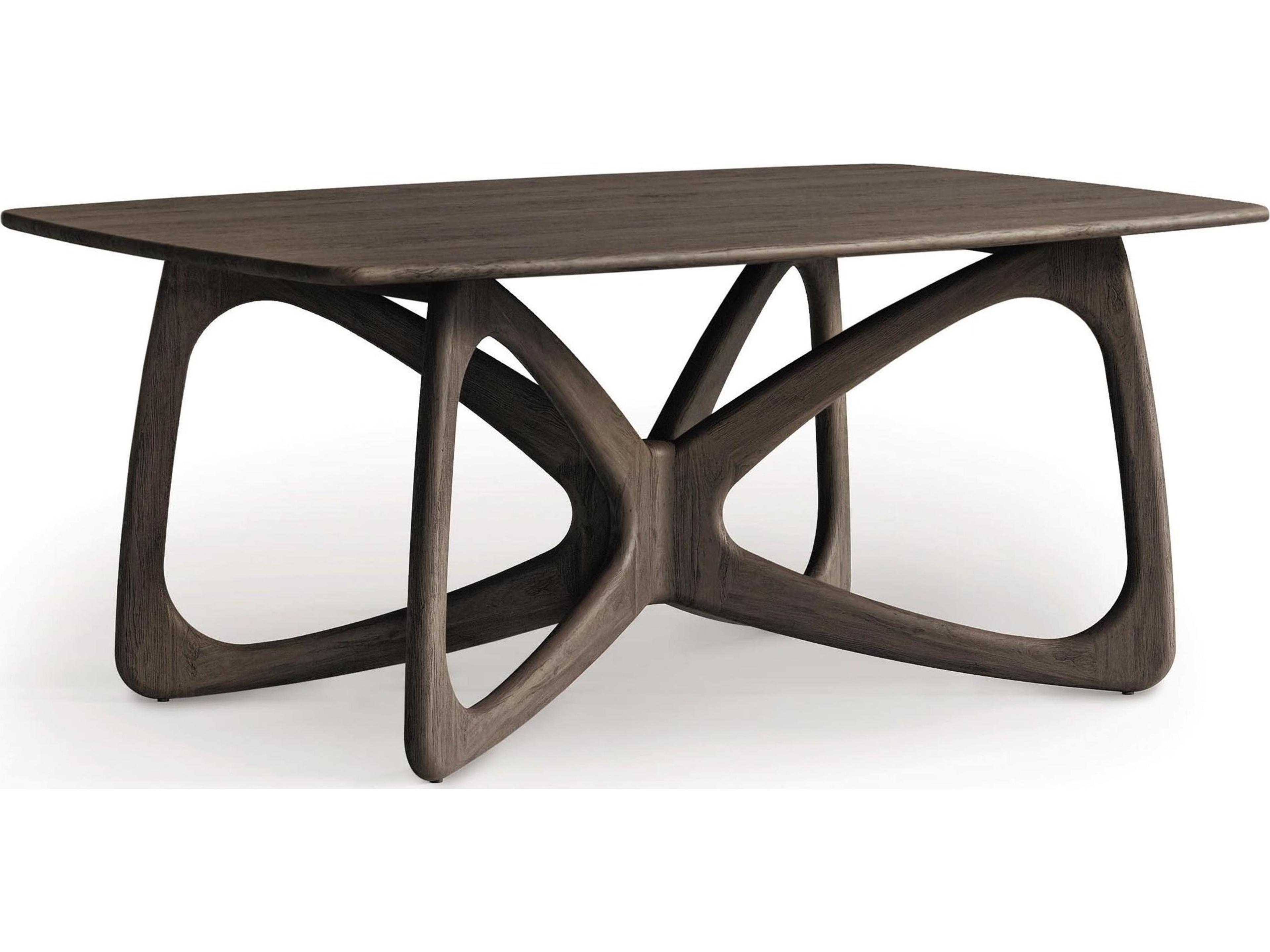 Copeland Butterfly Rectangular Wood Dining Table