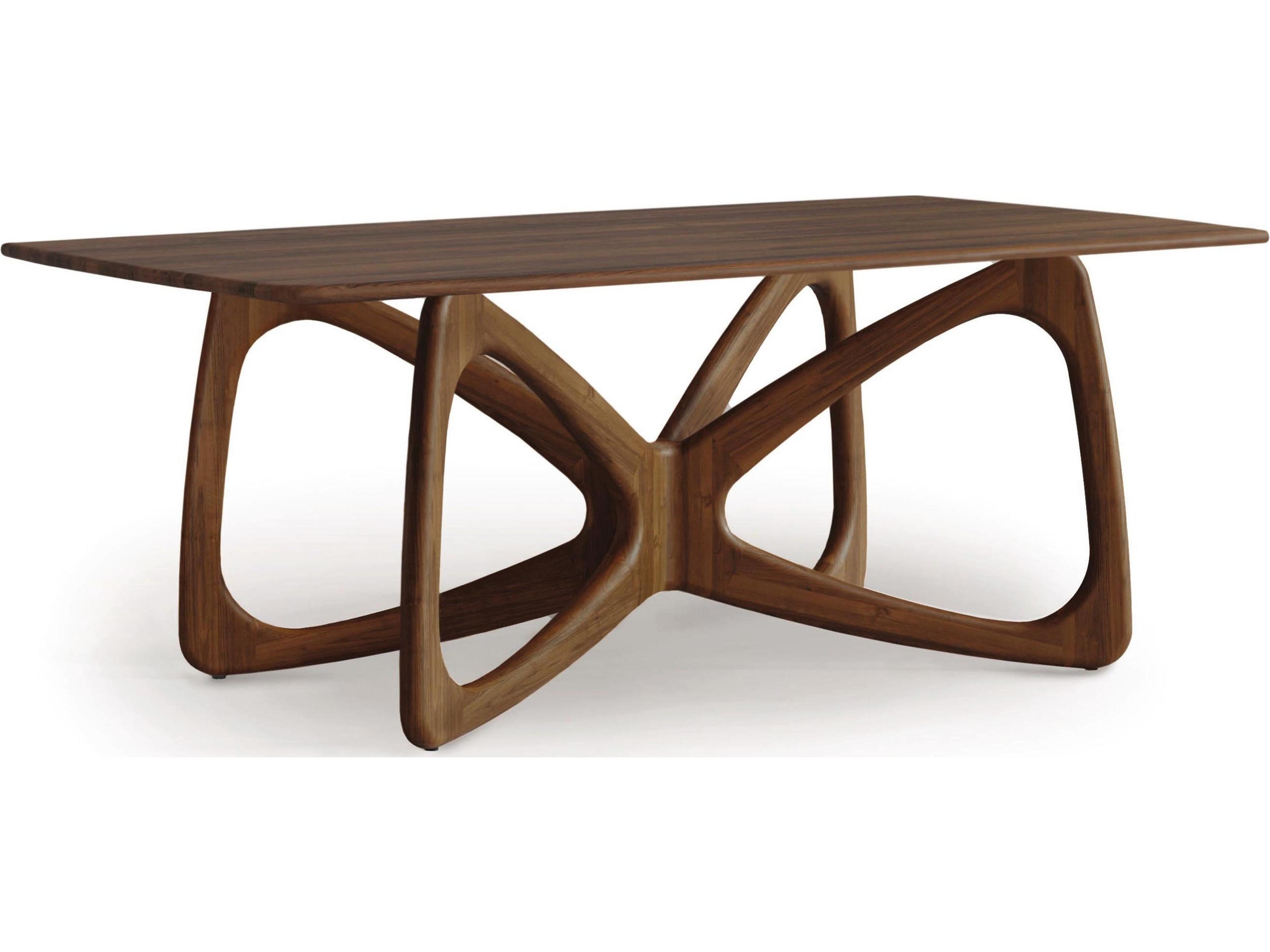Butterfly Rectangular Wood Dining Table