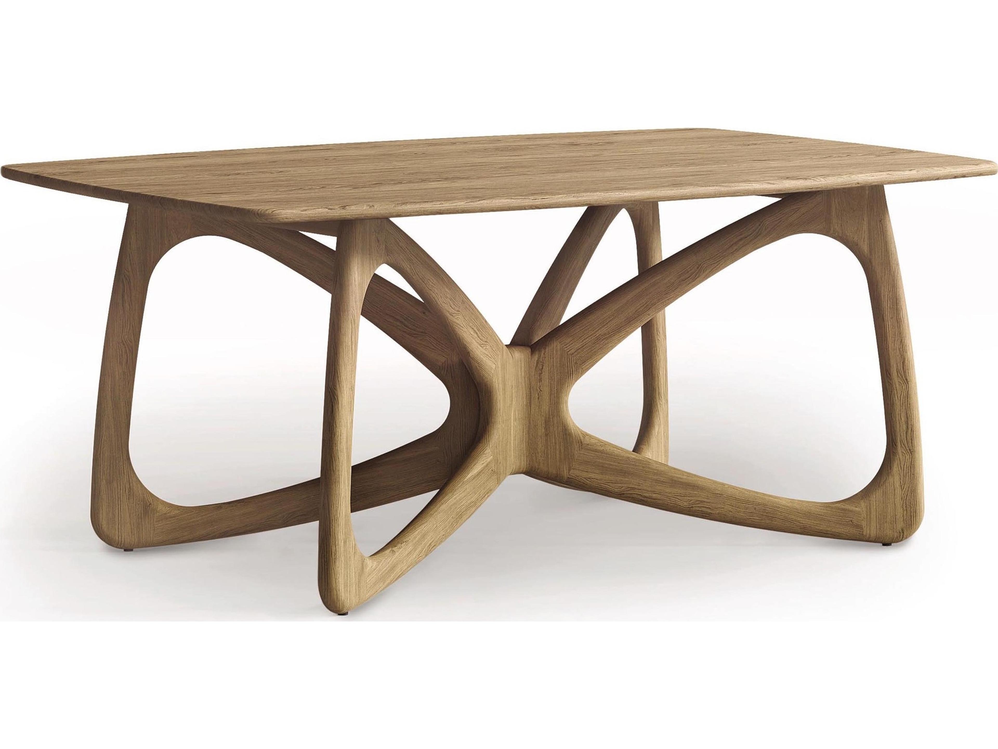 Copeland Butterfly Rectangular Wood Dining Table