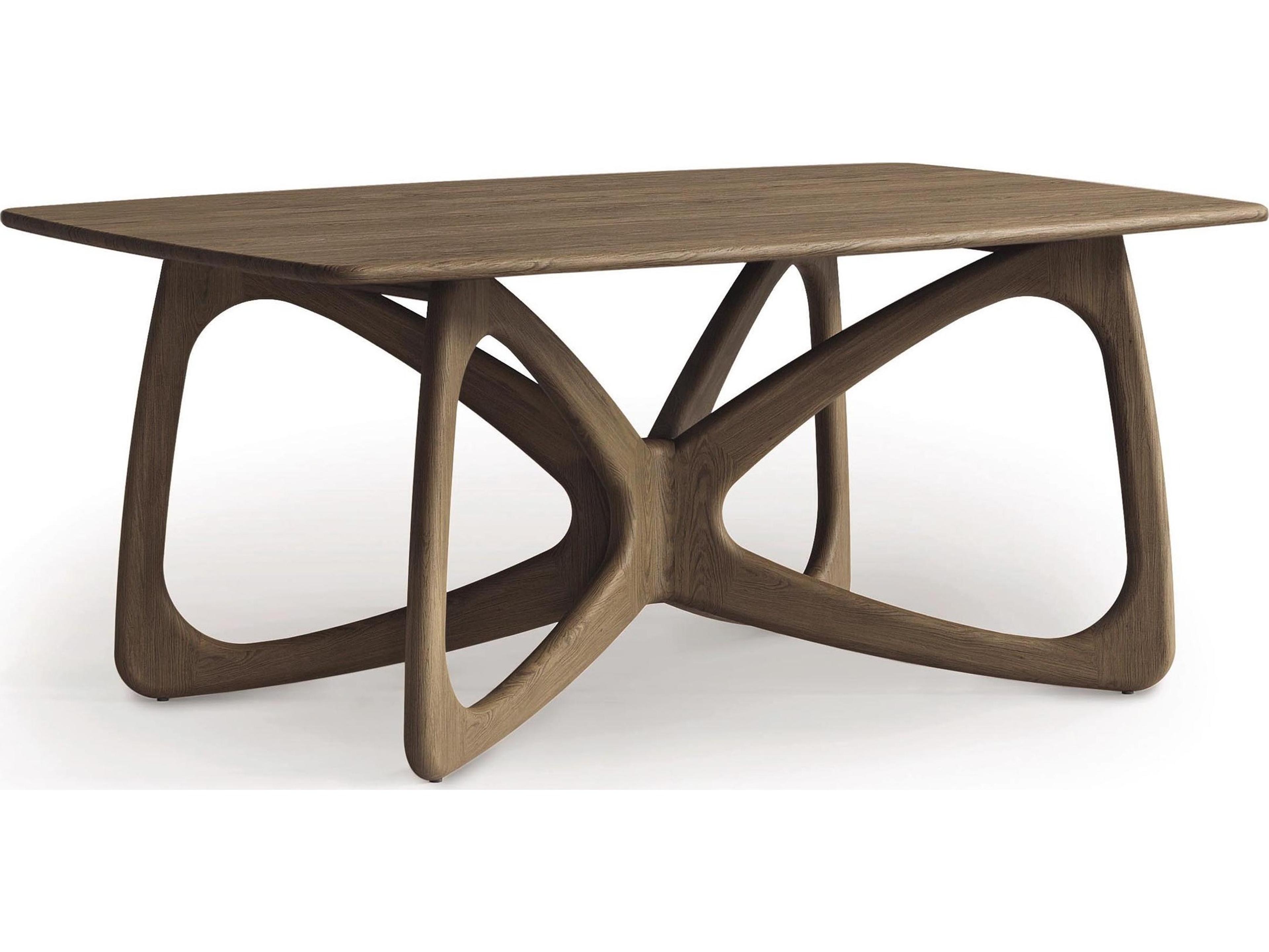 Copeland Butterfly Rectangular Wood Dining Table