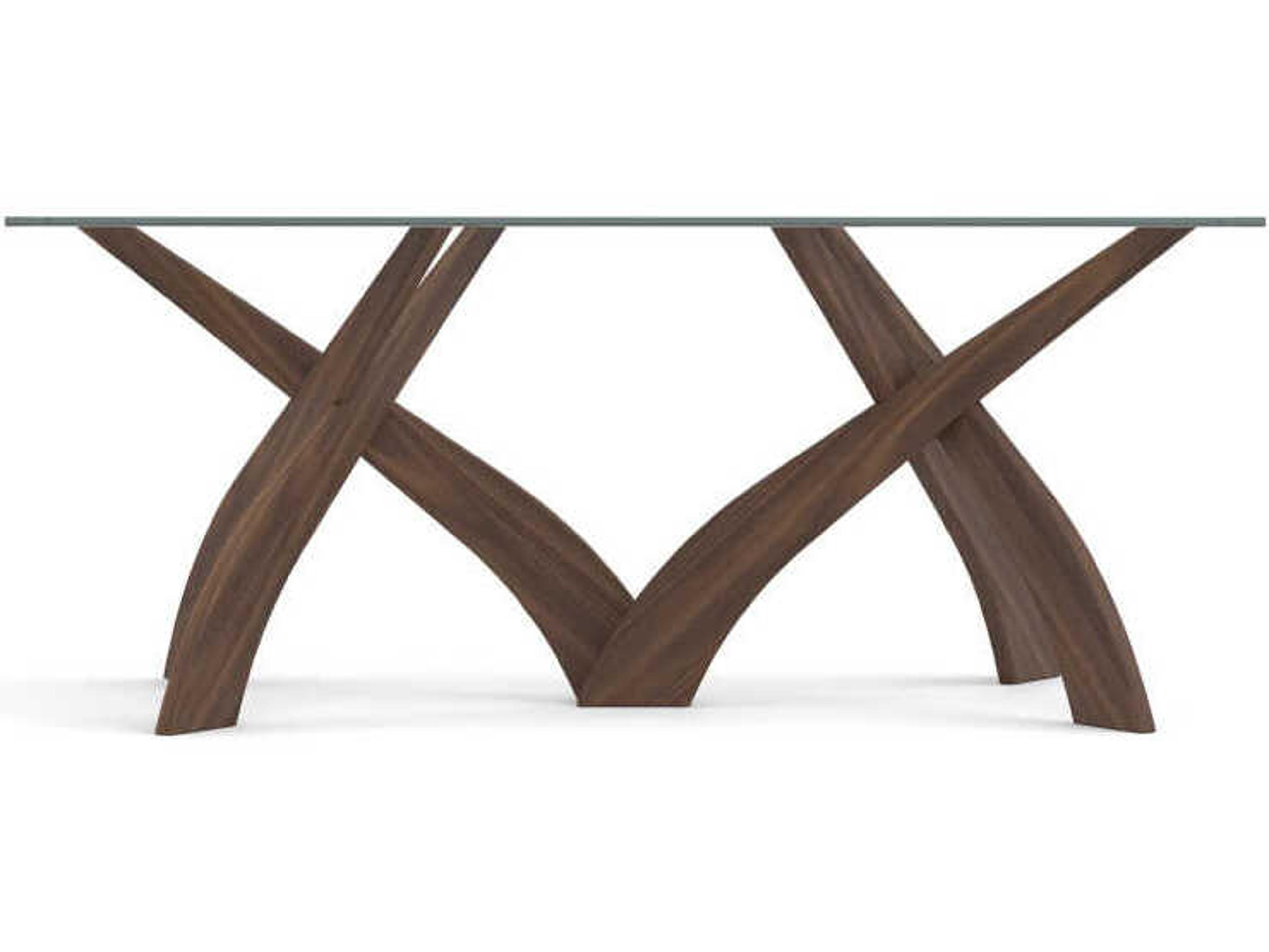 Copeland Entwine Rectangular Glass Dining Table