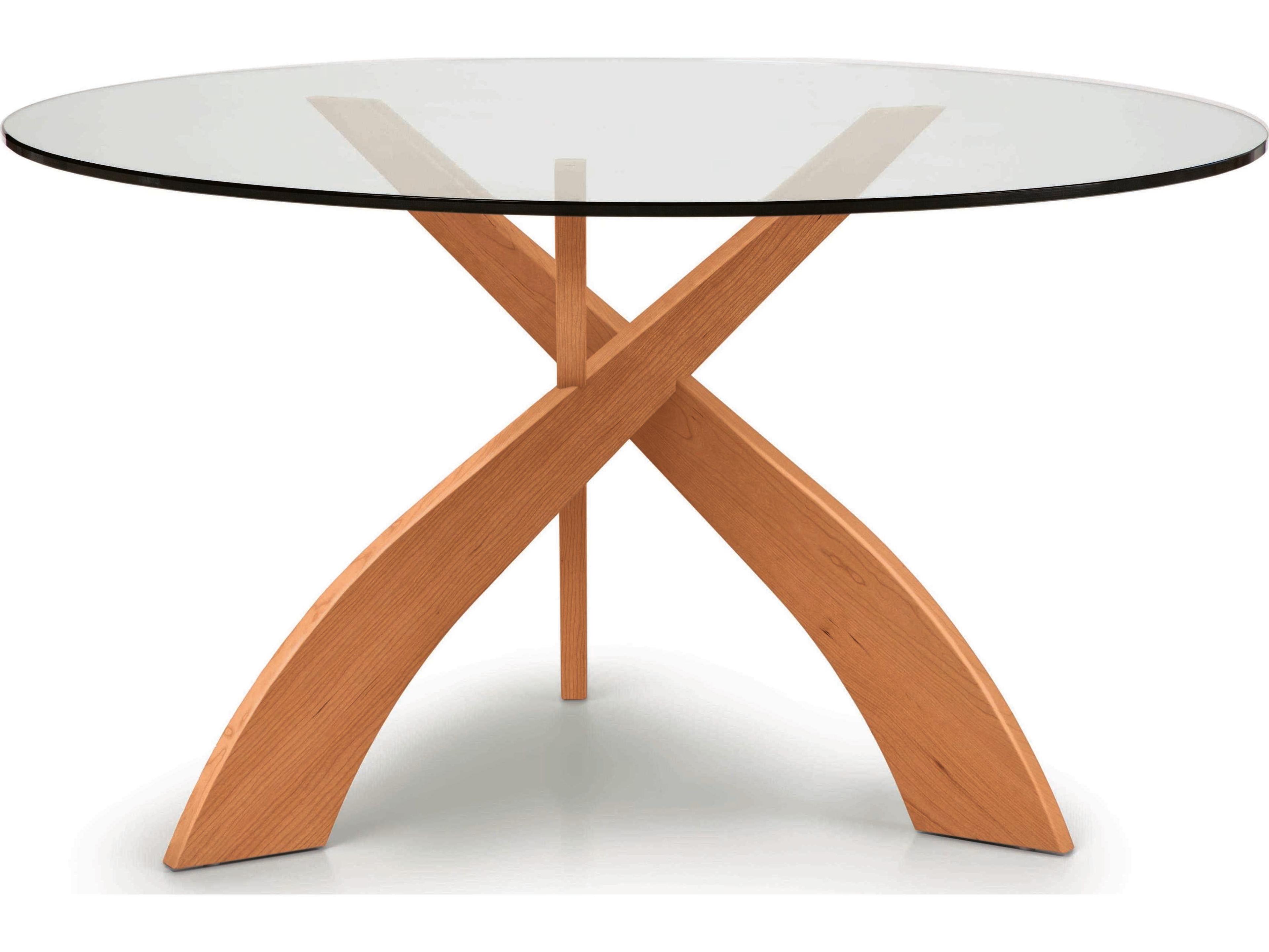Copeland Entwine Round Glass Dining Table