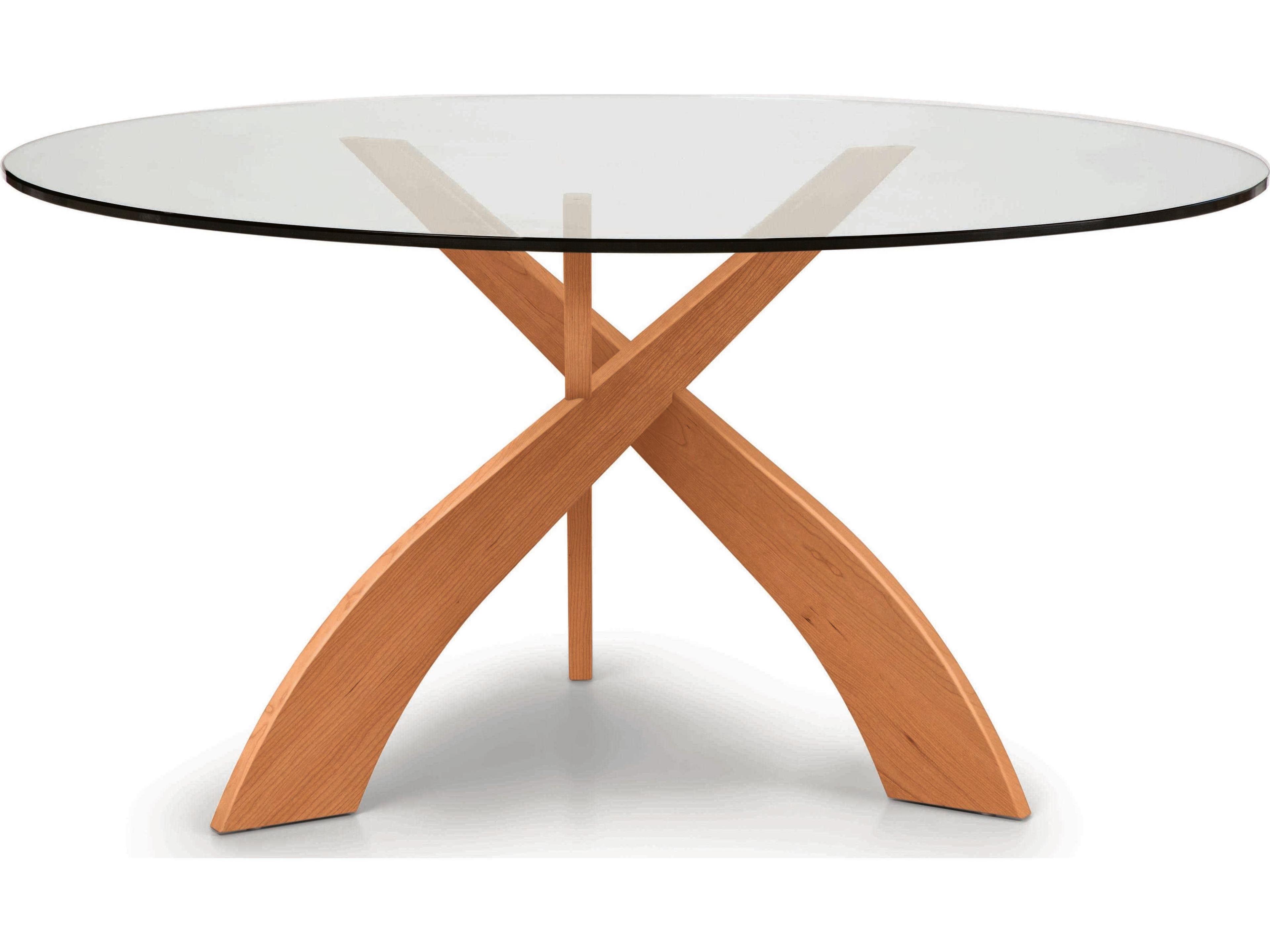 Copeland Entwine Round Glass Dining Table