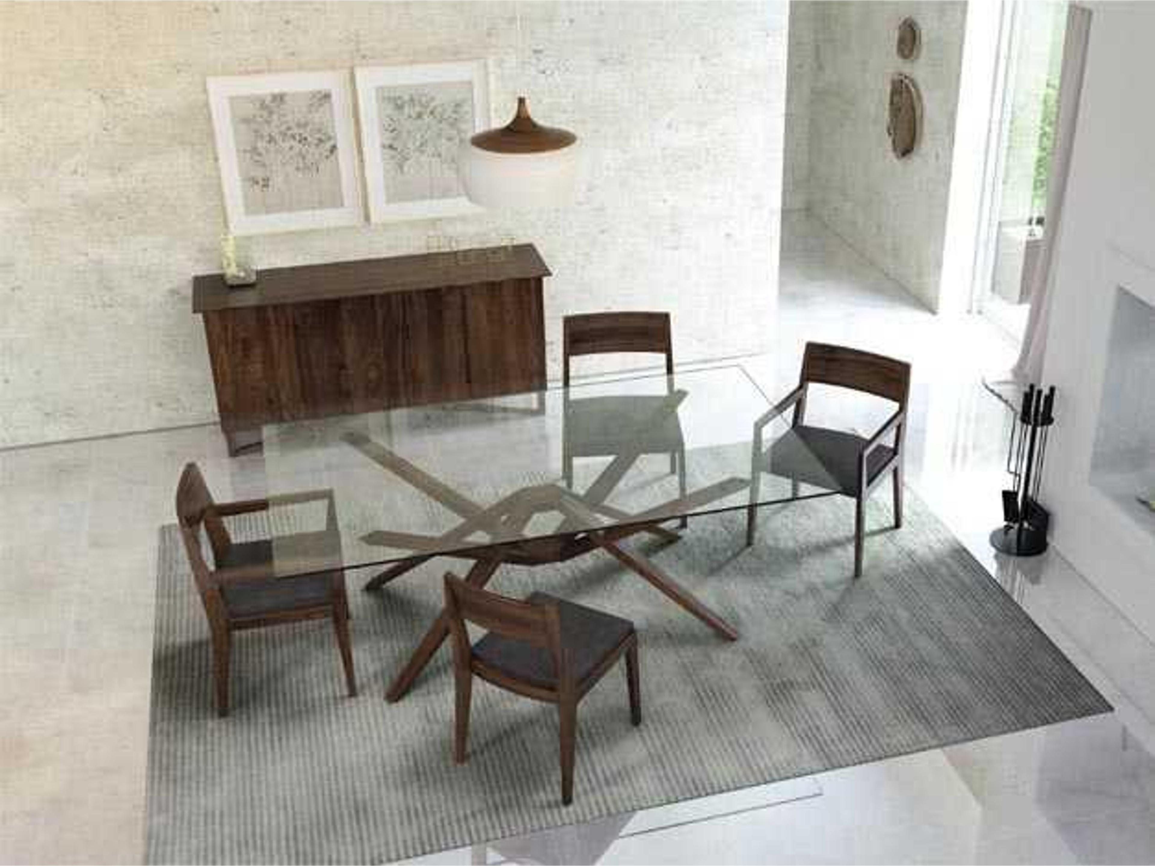 Copeland Exeter Rectangular Glass Dining Table