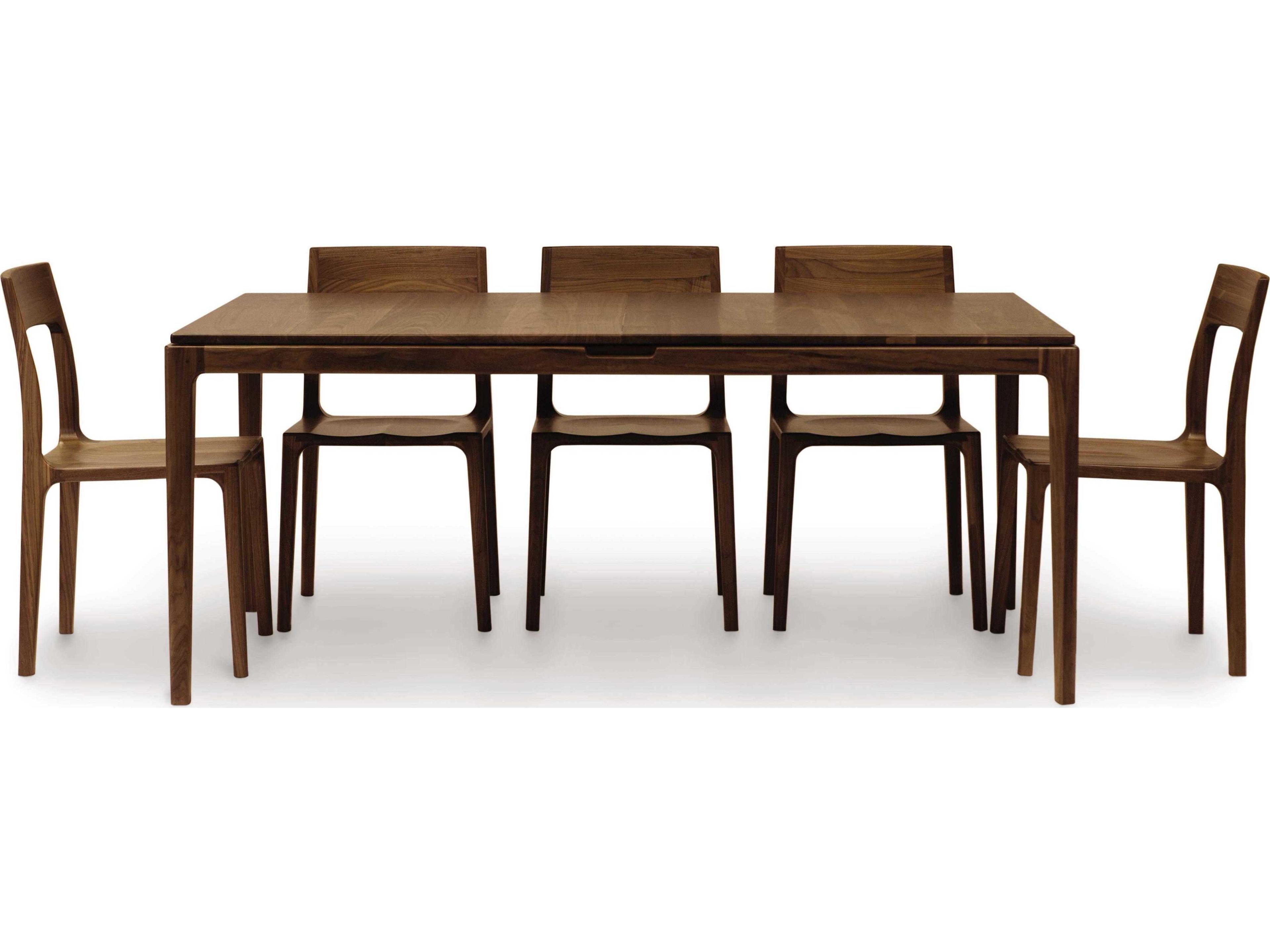 Copeland Lisse Extendable Rectangular Wood Brown Dining Table