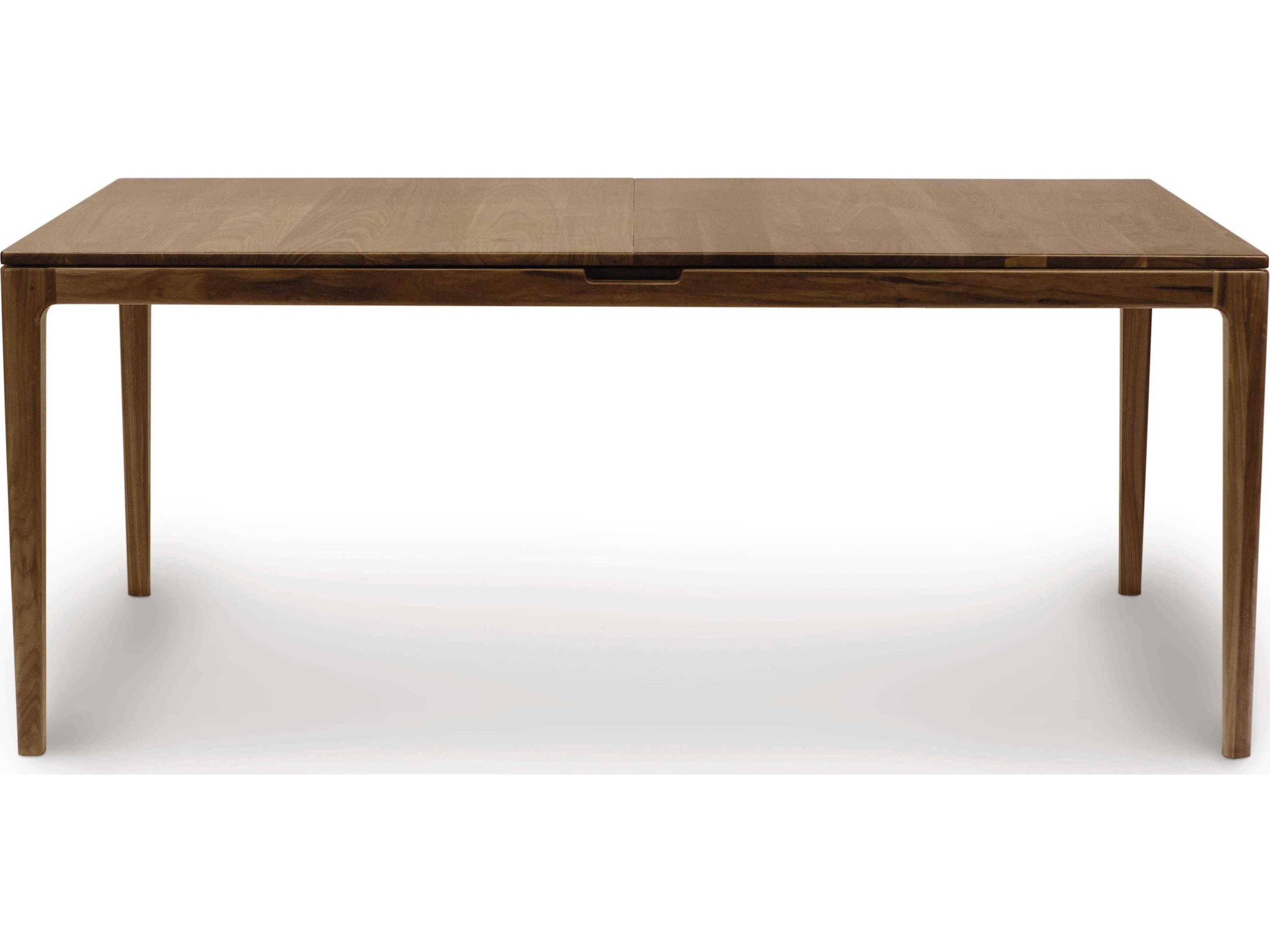 Lisse Extendable Rectangular Wood Walnut Dining Table