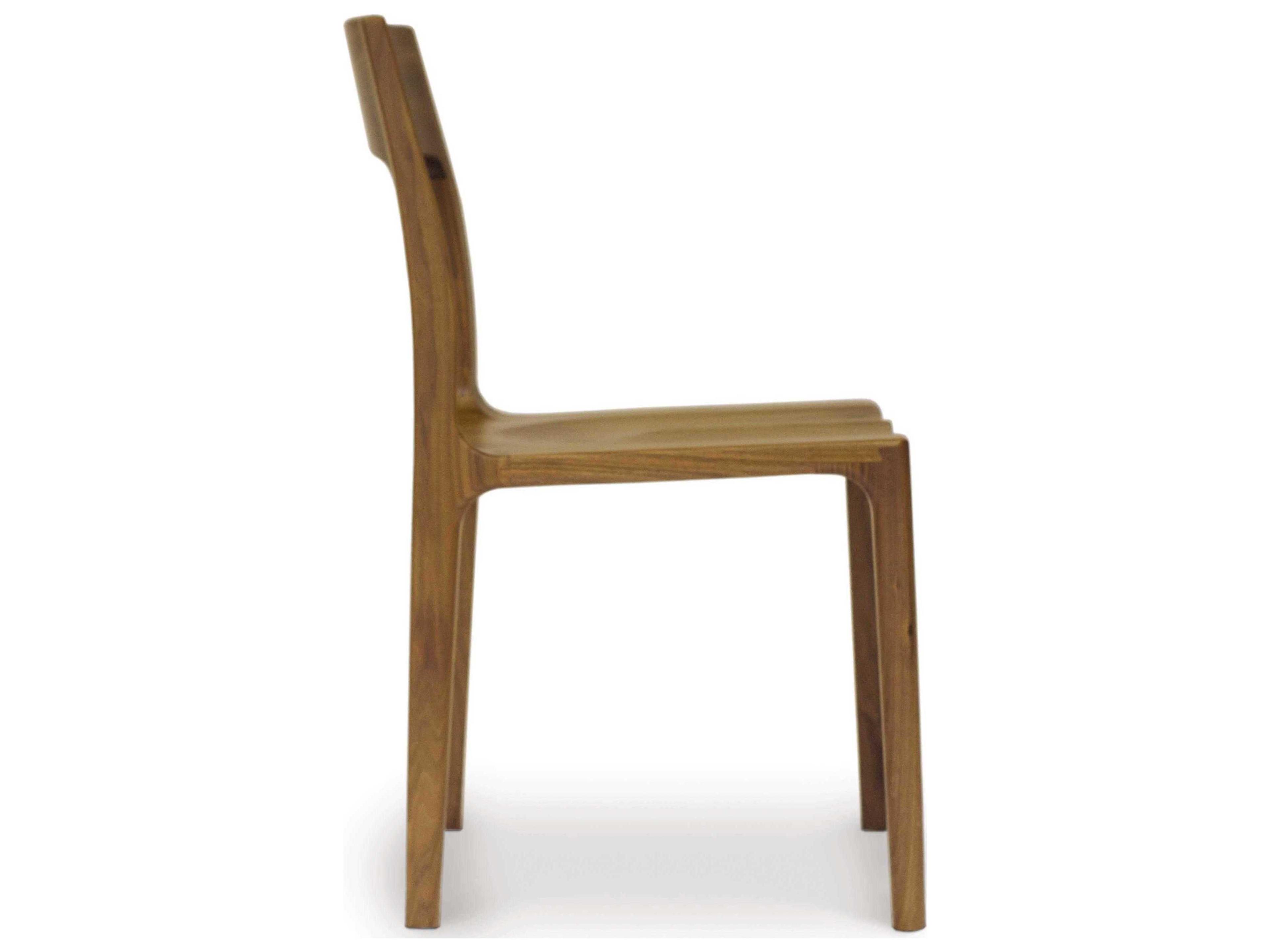 Copeland Lisse Walnut Wood Brown Side Dining Chair